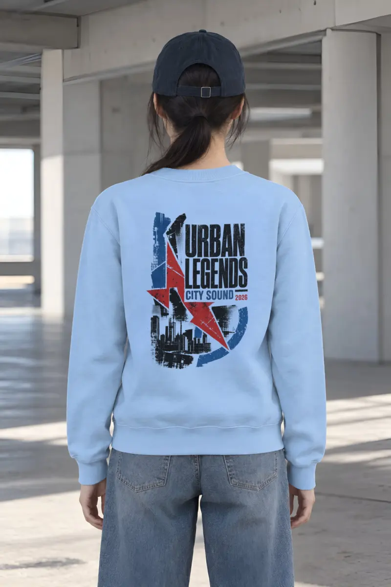 "Urban Legends City Sound" Heavy Blend Unisex Crewneck Sweatshirt