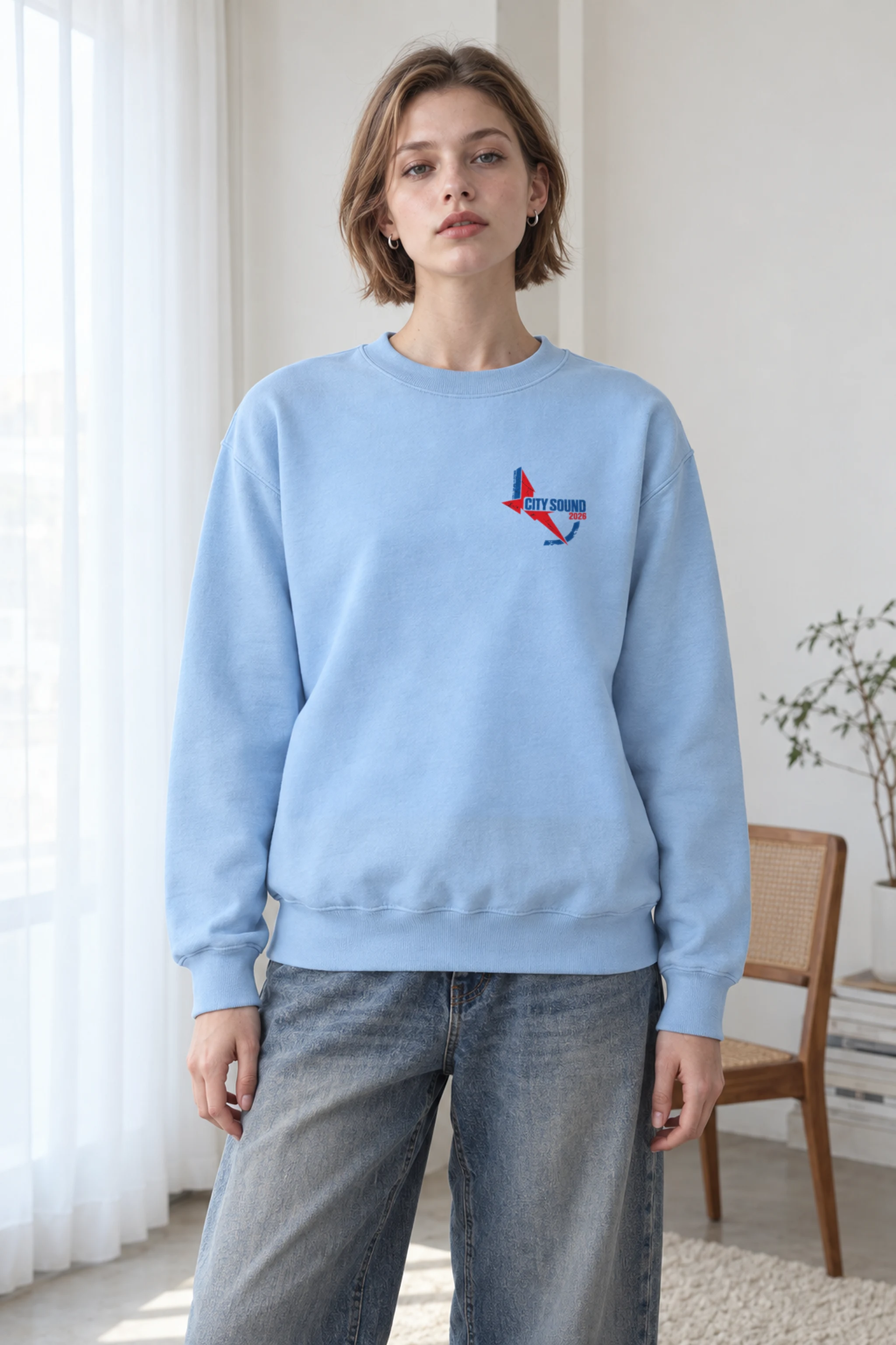 "Urban Legends City Sound" Heavy Blend Unisex Crewneck Sweatshirt