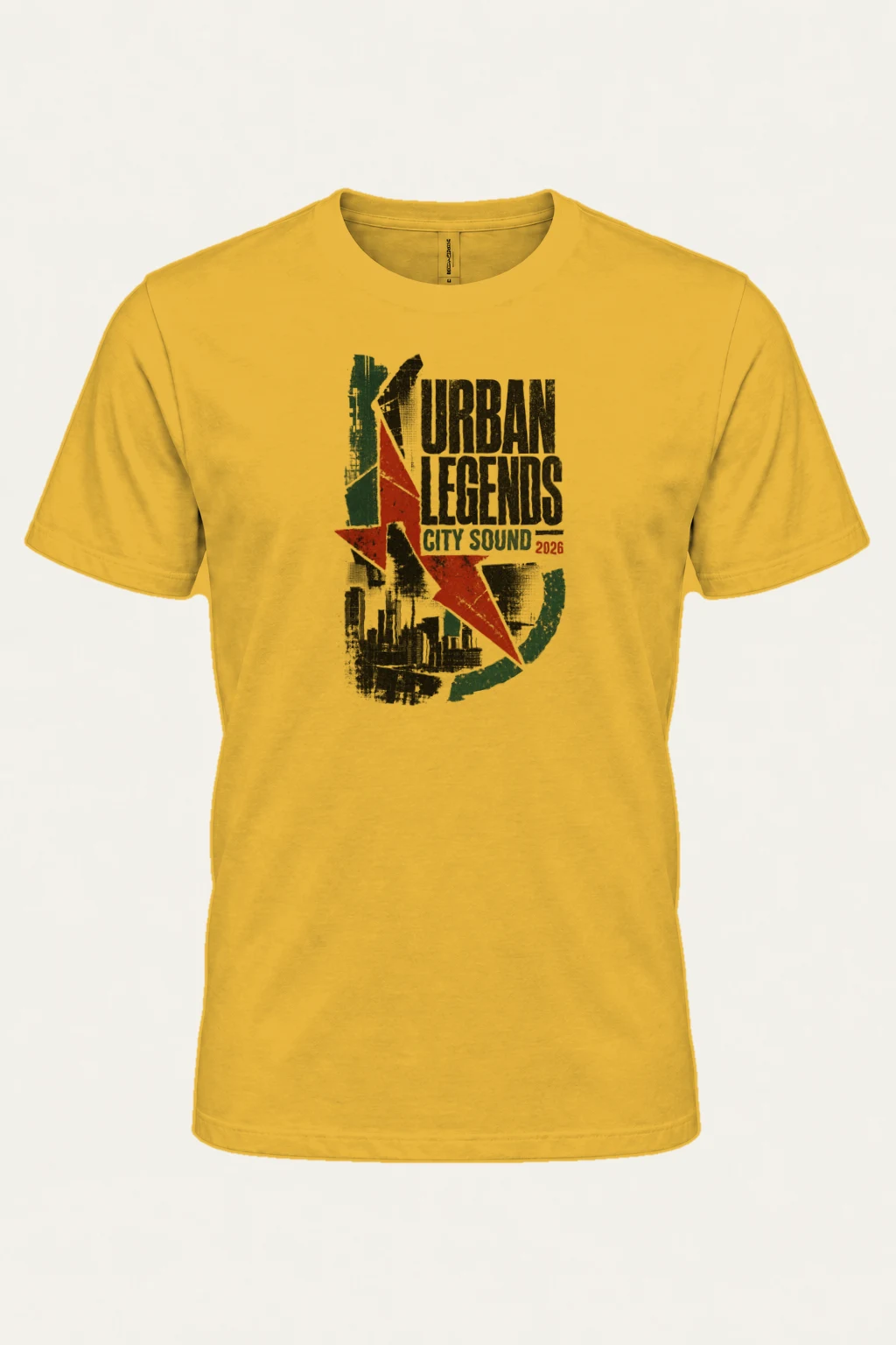 "Urban Legends City Sound" Heavyweight Unisex Crewneck T-shirt | Gildan 5000