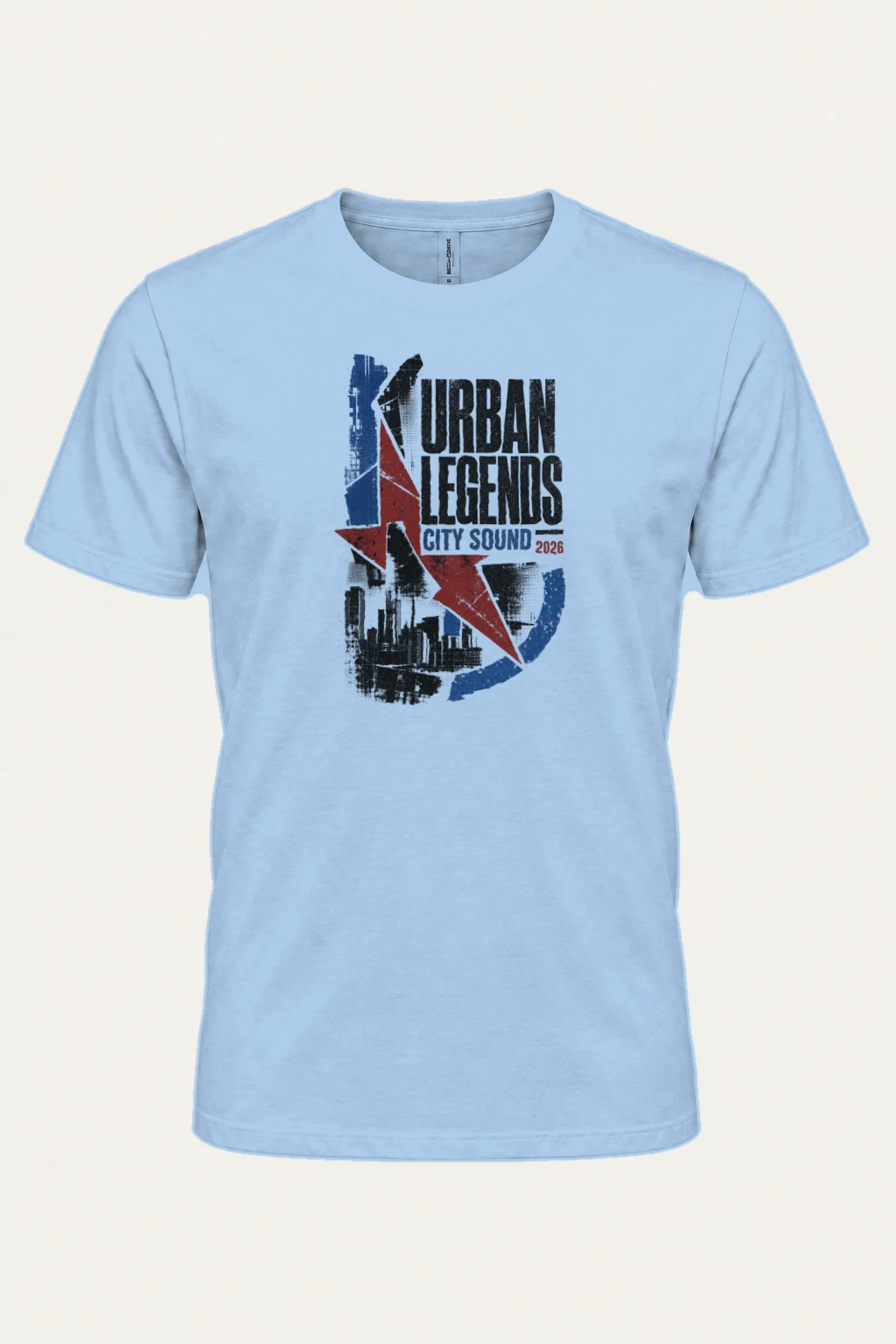 "Urban Legends City Sound" Heavyweight Unisex Crewneck T-shirt | Gildan 5000