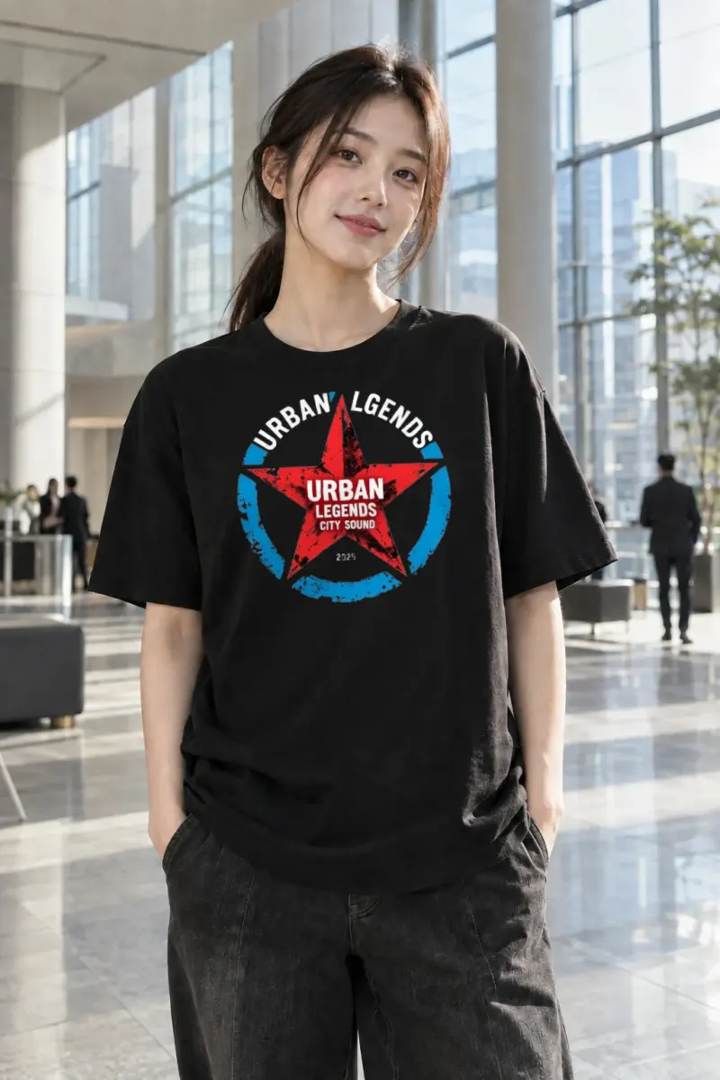 "Urban Legends Star" Heavyweight Unisex Crewneck T-shirt | Gildan 5000