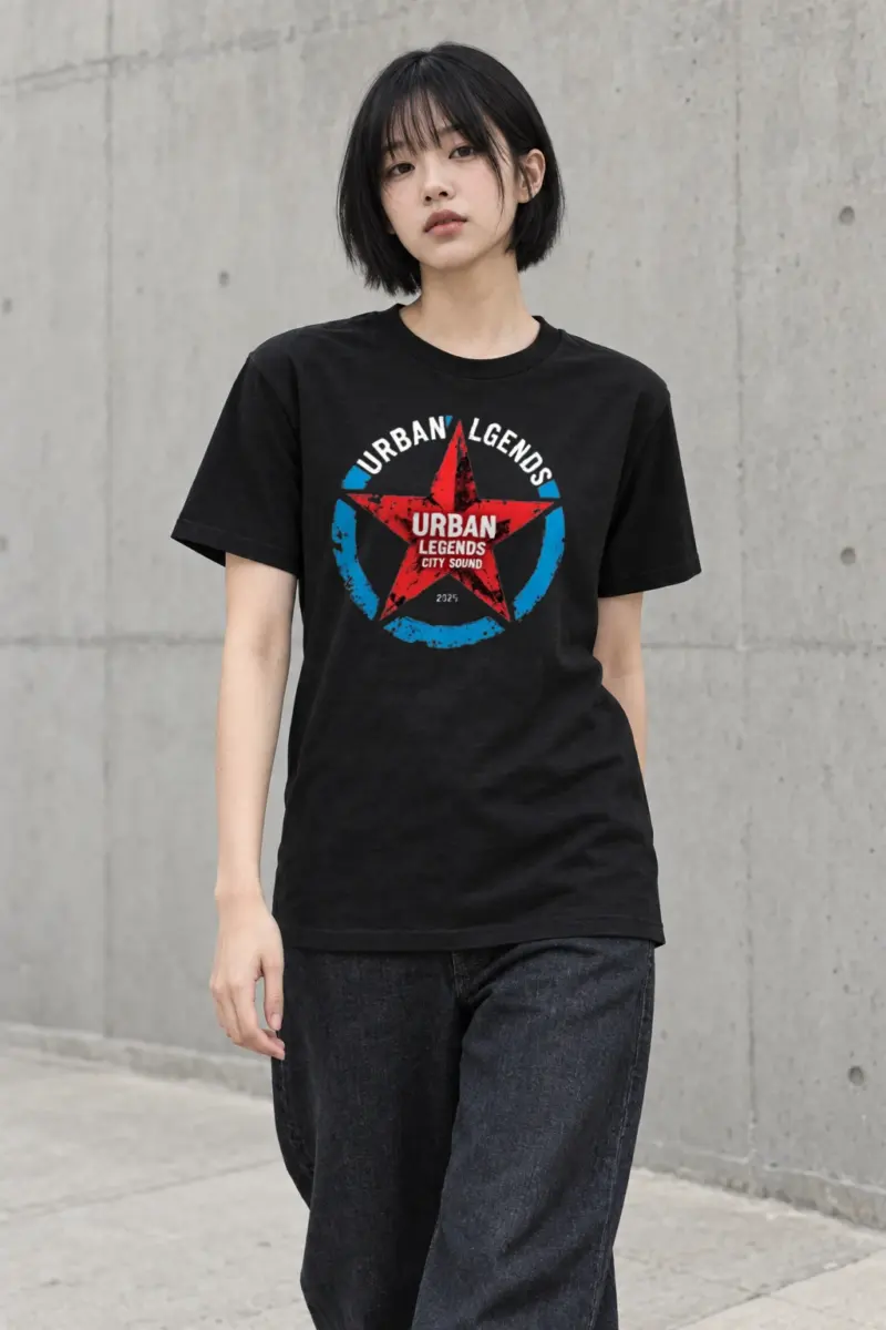 "Urban Legends Star" Heavyweight Unisex Crewneck T-shirt | Gildan 5000