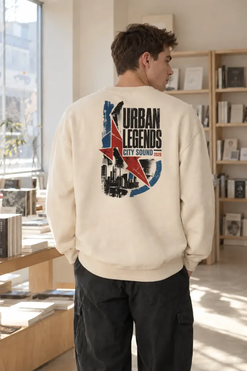 "Urban Legends" Unisex Sponge Fleece Crewneck Sweatshirt | Bella + Canvas 3901