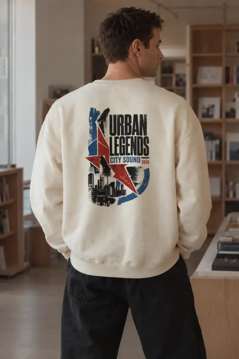 “Urban Legends” Unisex Sponge Fleece Crewneck Sweatshirt | Bella + Canvas 3901