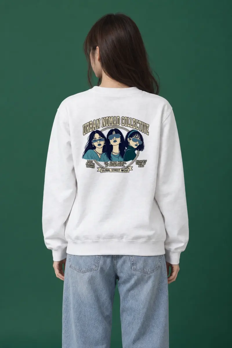 "Urban Nomad Collective" Heavy Blend Unisex Crewneck Sweatshirt