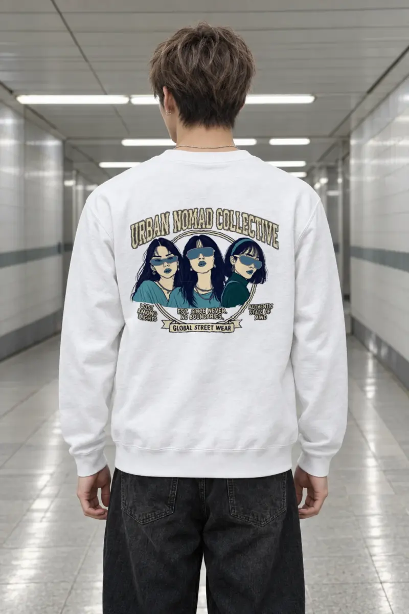 "Urban Nomad Collective" Heavy Blend Unisex Crewneck Sweatshirt