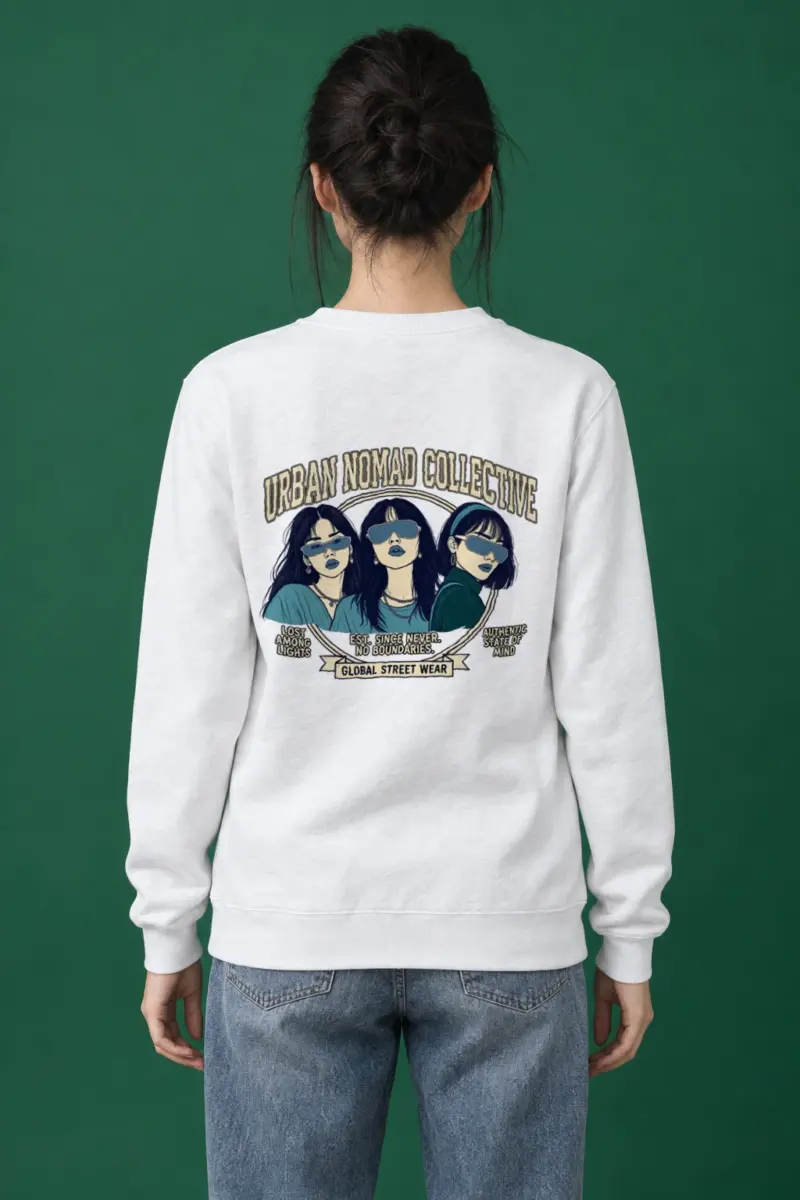 "Urban Nomad Collective" Heavy Blend Unisex Crewneck Sweatshirt