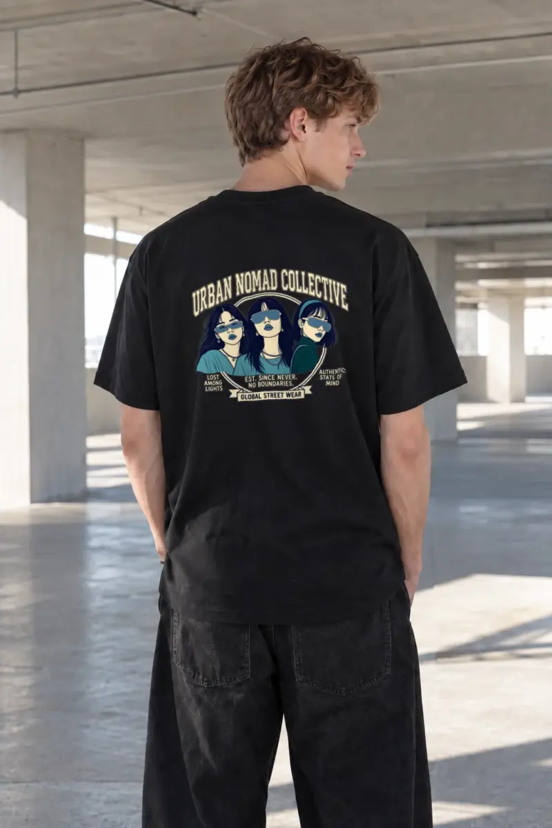 "Urban Nomad Collective" Heavyweight Unisex Crewneck T-shirt | Gildan 5000