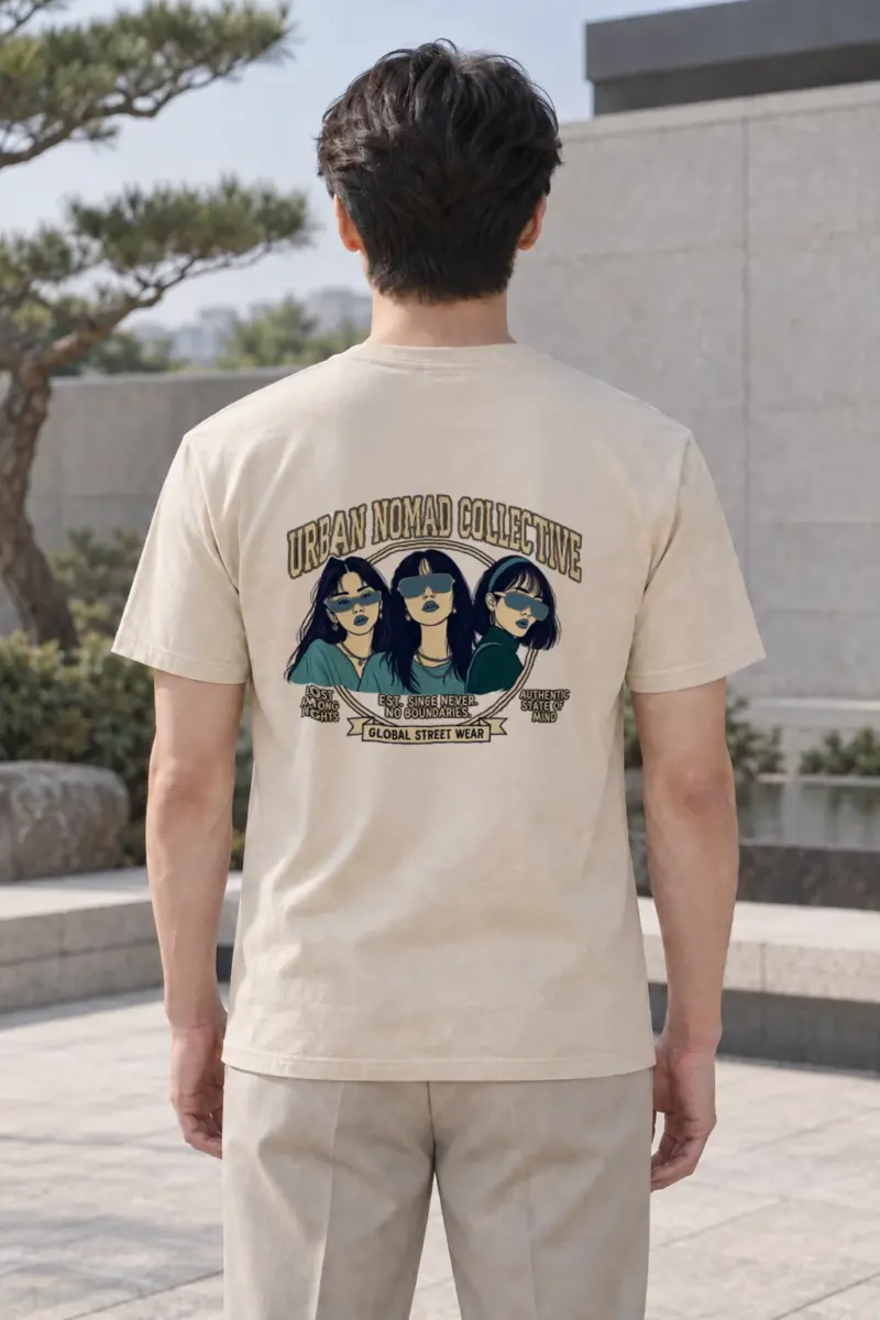 "Urban Nomad Collective" Heavyweight Unisex Crewneck T-shirt | Gildan 5000