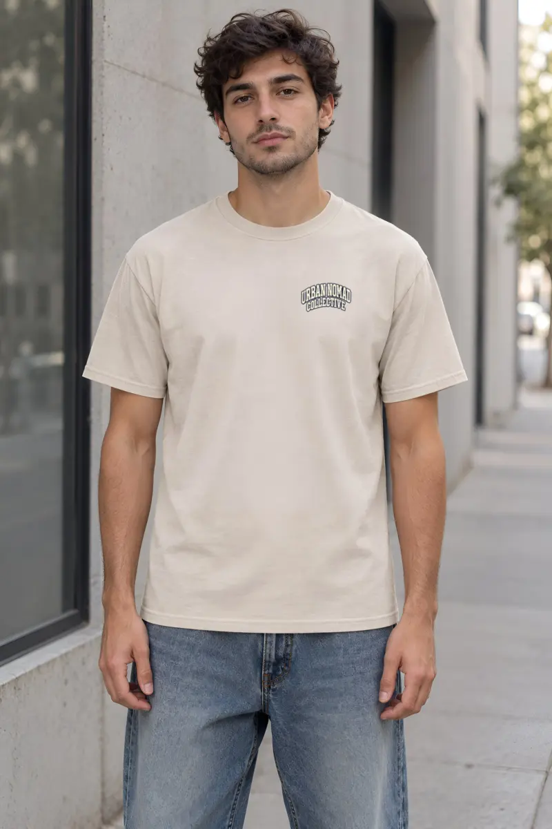 "Urban Nomad Collective" Heavyweight Unisex Crewneck T-shirt