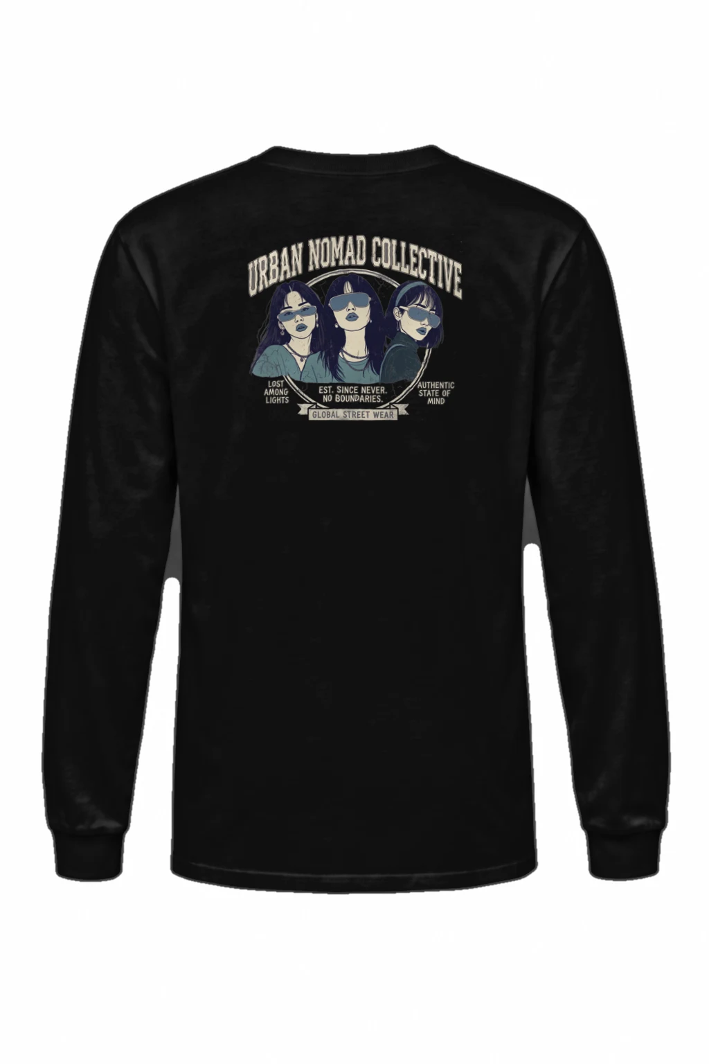 "Urban Nomad Collective" Unisex Longsleeve T-shirt | Gildan 2400