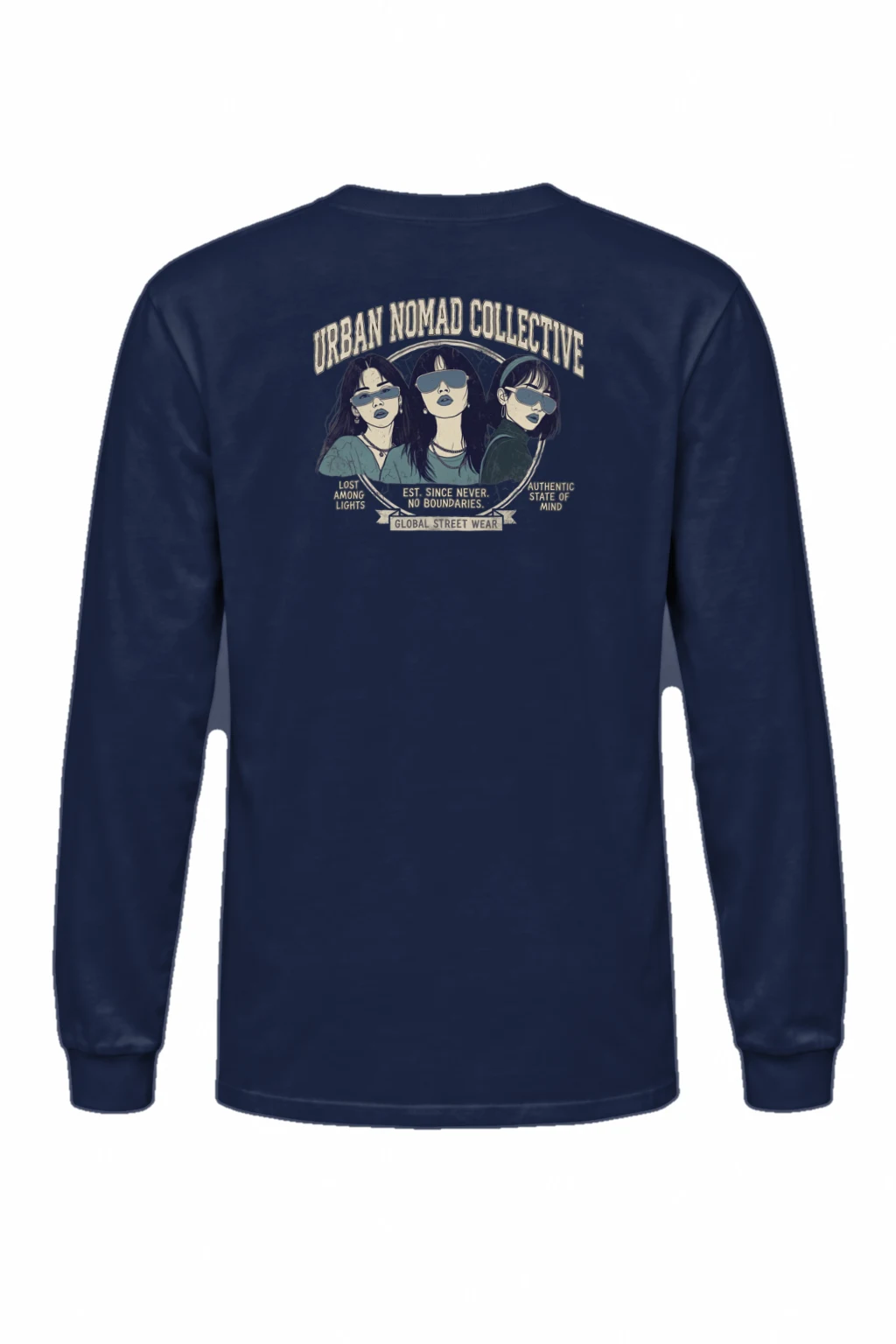 "Urban Nomad Collective" Unisex Longsleeve T-shirt | Gildan 2400