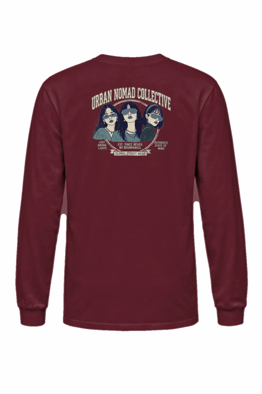 "Urban Nomad Collective" Unisex Longsleeve T-shirt | Gildan 2400