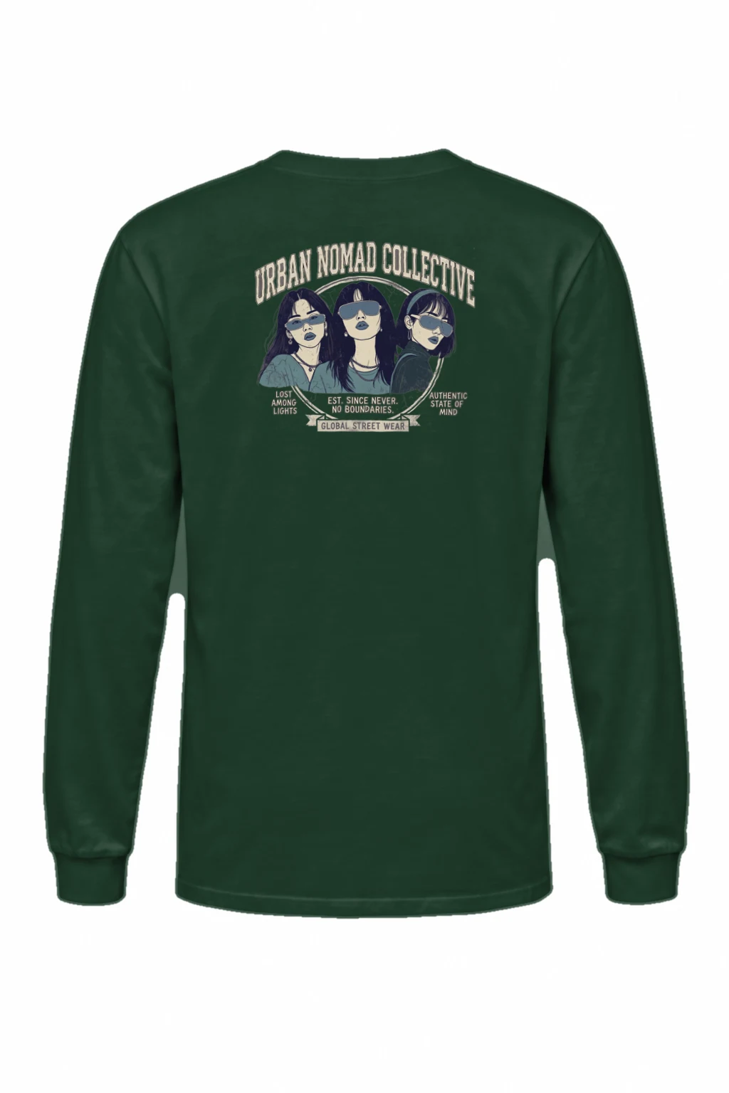 "Urban Nomad Collective" Unisex Longsleeve T-shirt | Gildan 2400