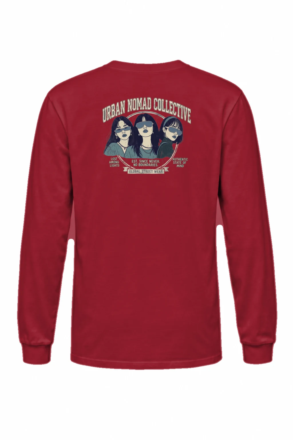 "Urban Nomad Collective" Unisex Longsleeve T-shirt | Gildan 2400
