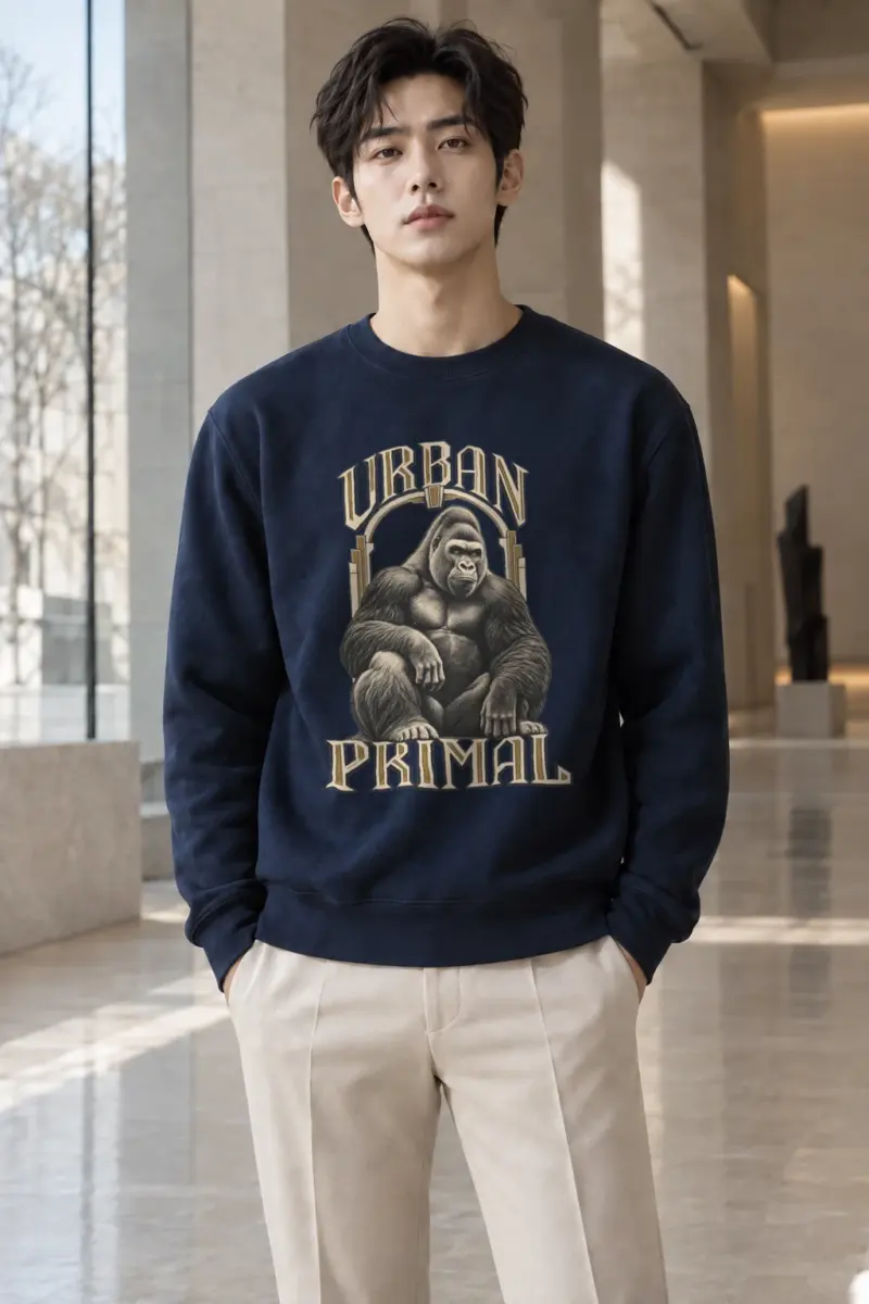 "Urban Primal" Heavy Blend Unisex Crewneck Sweatshirt | Gildan 18000