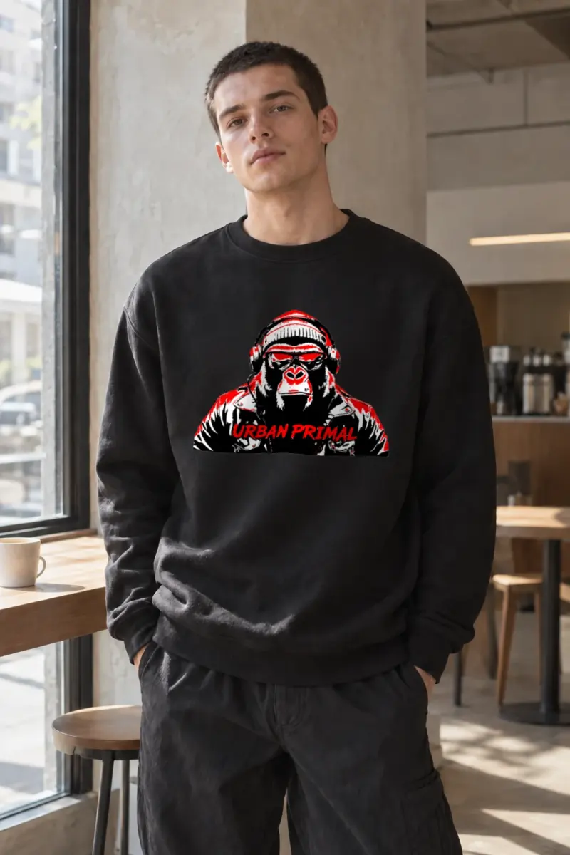 "Urban Primal" Heavy Blend Unisex Crewneck Sweatshirt | Gildan 18000