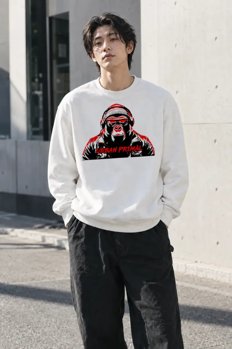 "Urban Primal" Heavy Blend Unisex Crewneck Sweatshirt | Gildan 18000