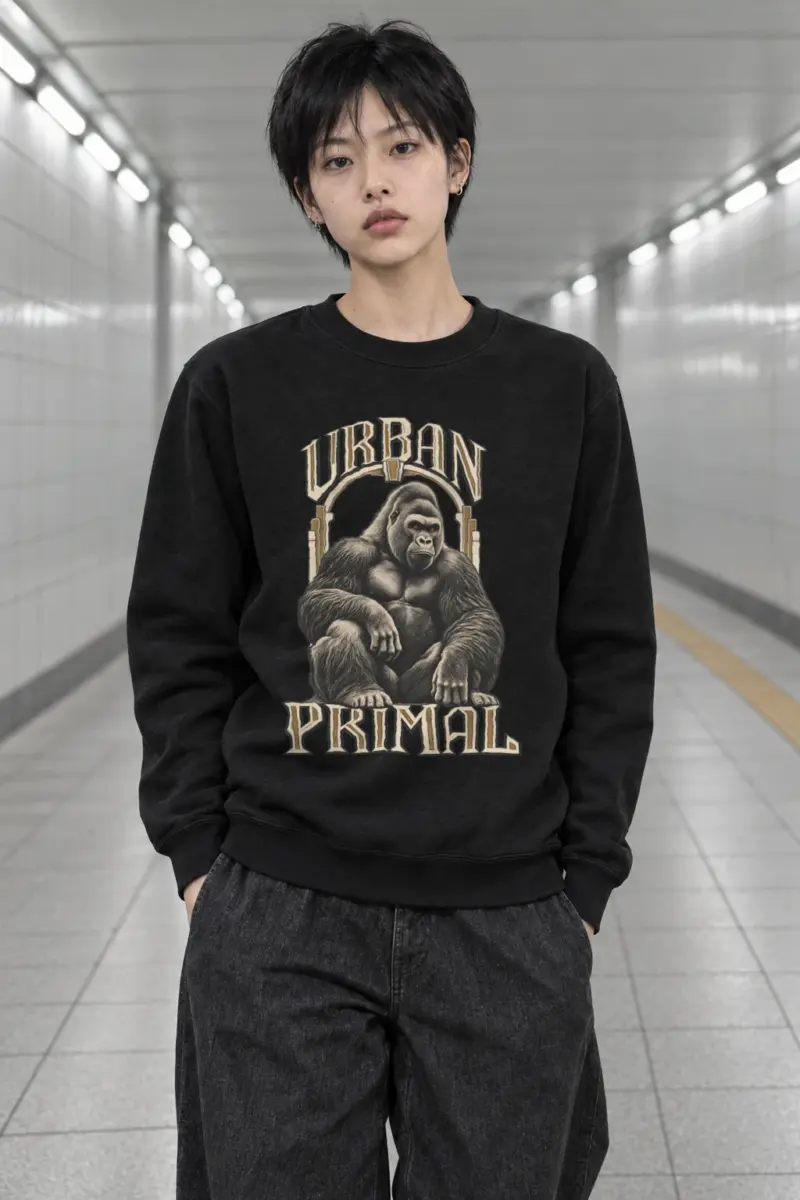"Urban Primal" Heavy Blend Unisex Crewneck Sweatshirt