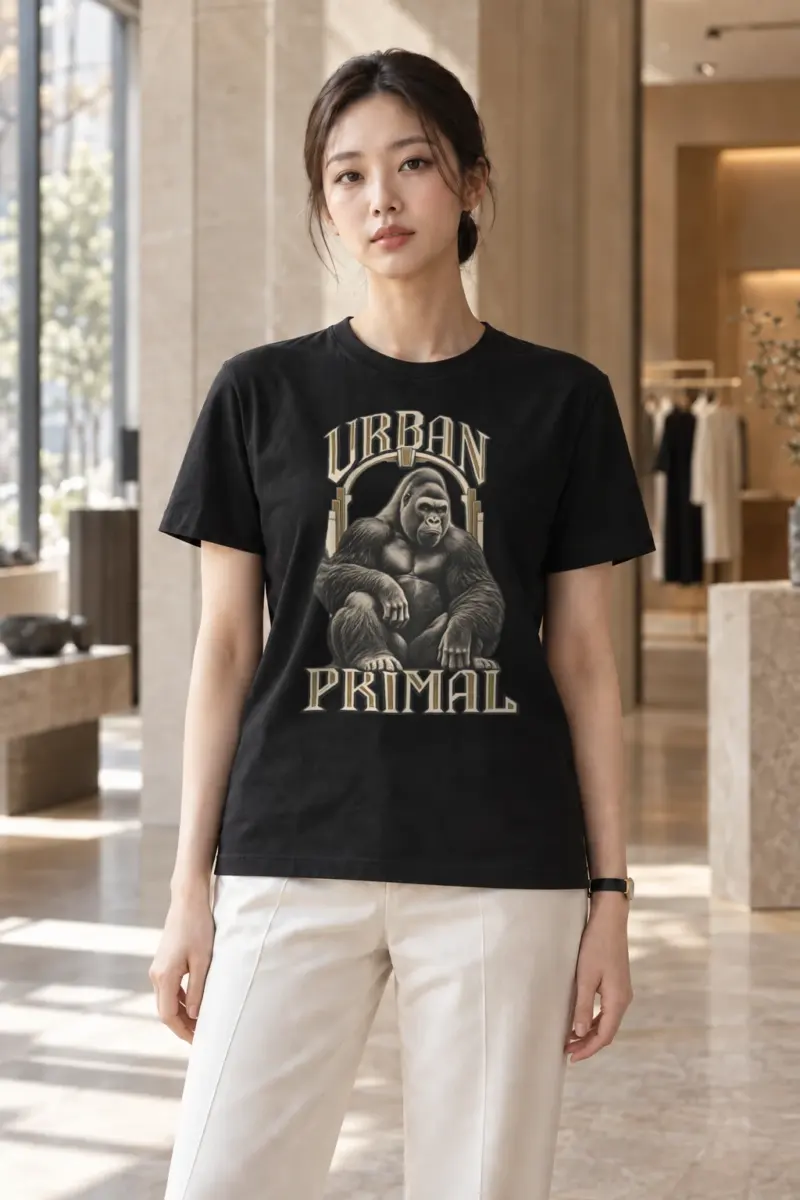 "Urban Primal" Heavyweight Unisex Crewneck T-shirt