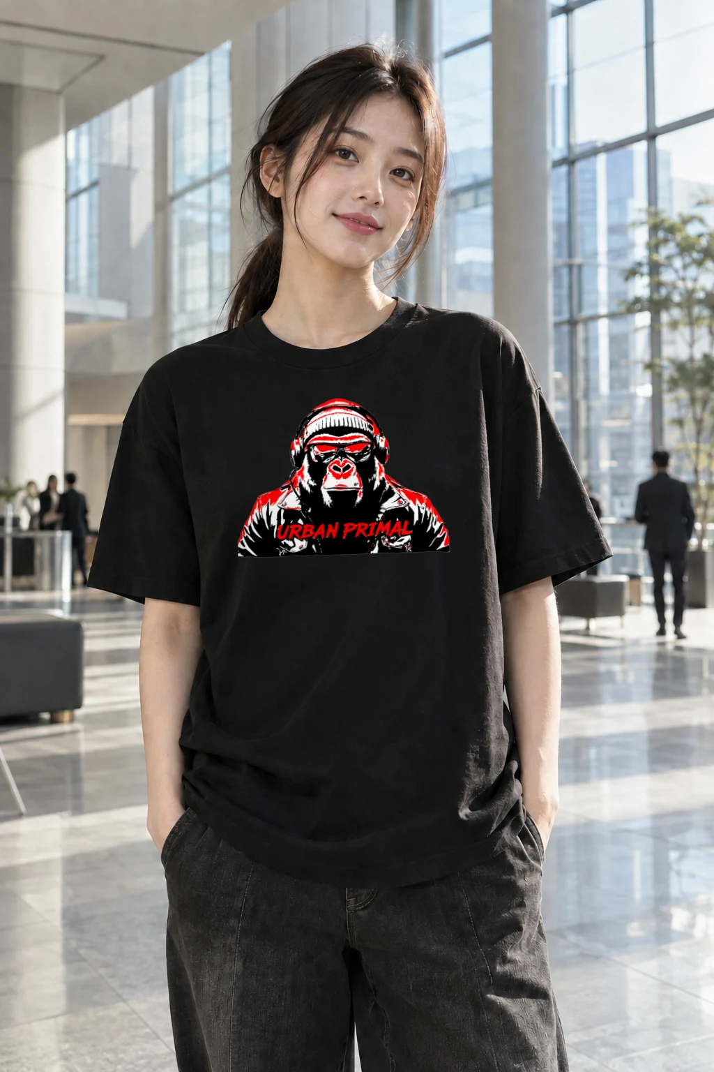 "Urban Primal" Heavyweight Unisex Crewneck T-shirt | Gildan 5000