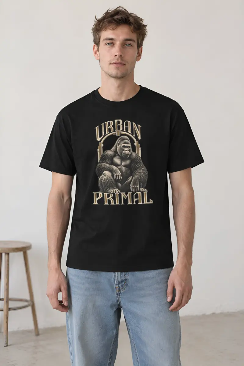 "Urban Primal" Heavyweight Unisex Crewneck T-shirt