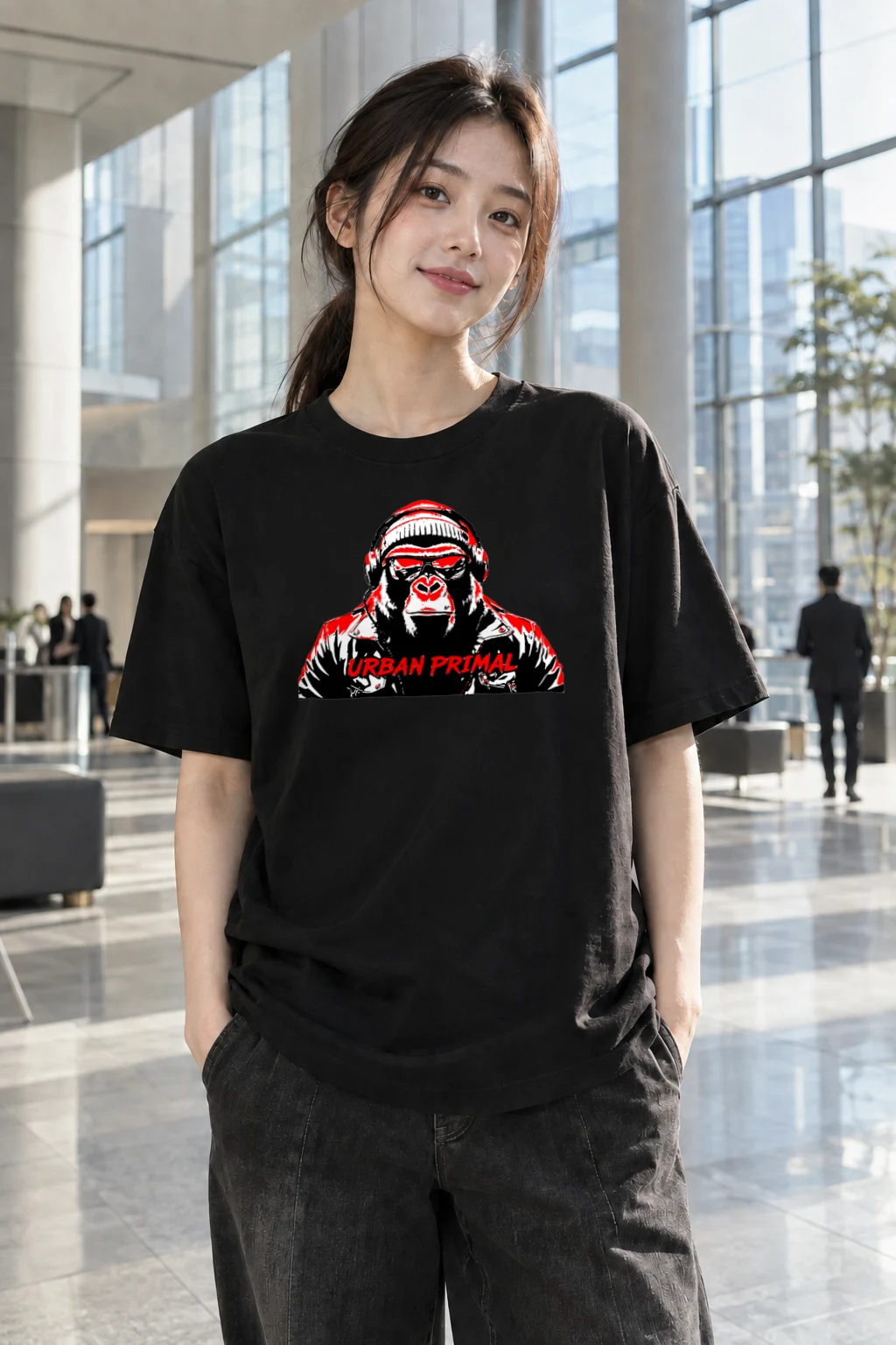 "Urban Primal" Heavyweight Unisex Crewneck T-shirt | Gildan 5000