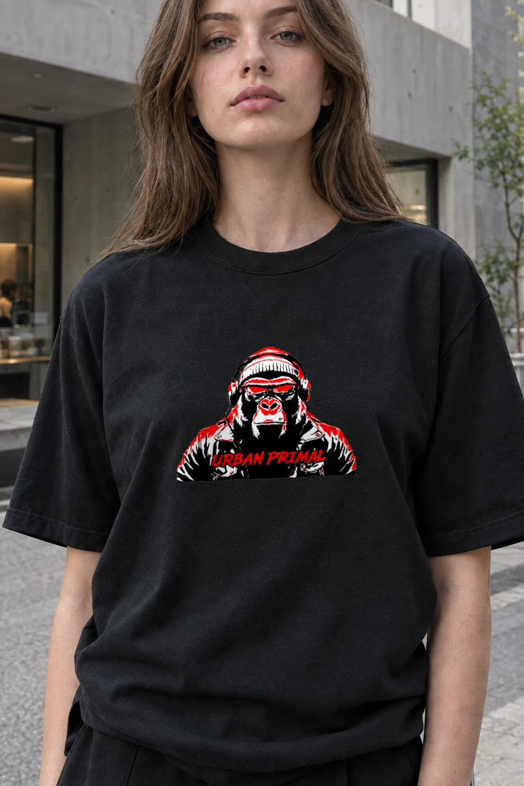 "Urban Primal" Heavyweight Unisex Crewneck T-shirt | Gildan 5000