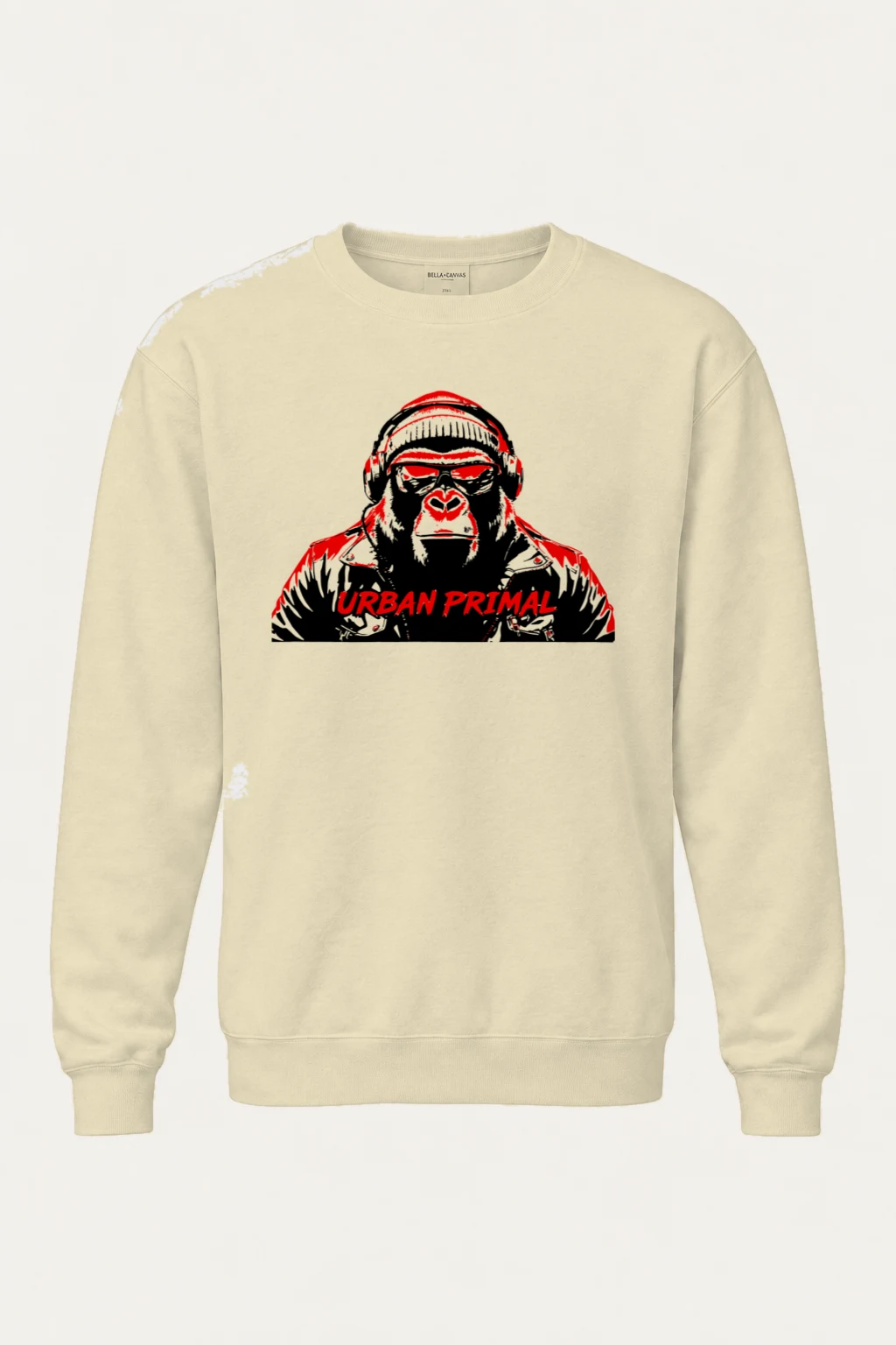 "Urban Primal" Unisex Sponge Fleece Crewneck Sweatshirt | Bella + Canvas 3901