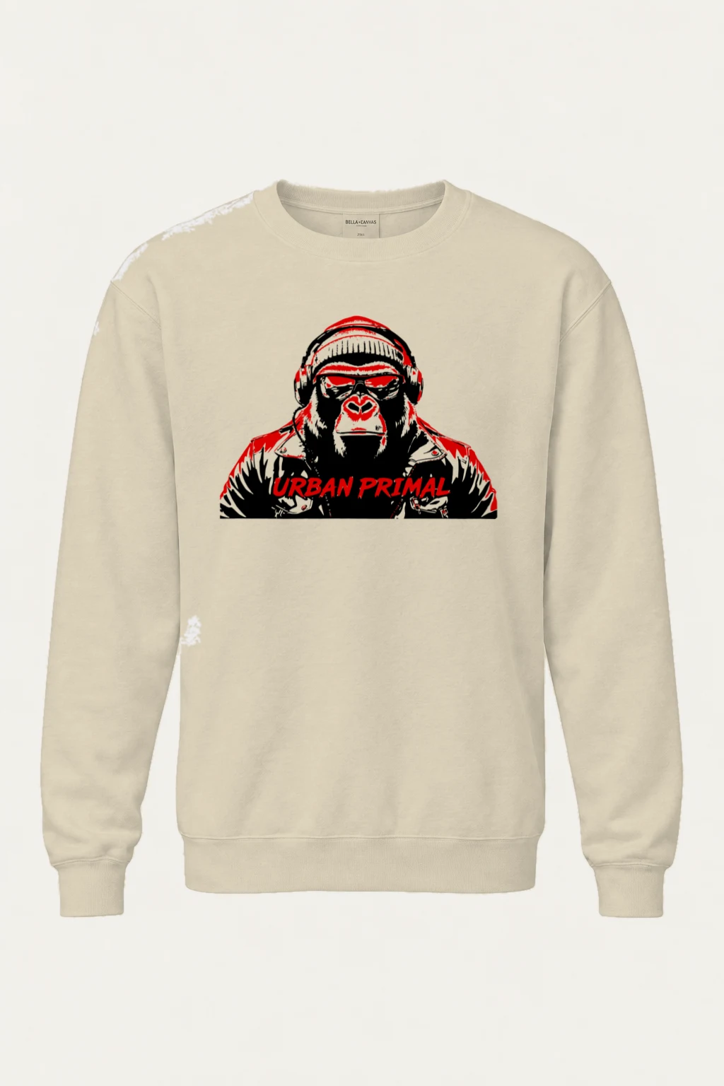 "Urban Primal" Unisex Sponge Fleece Crewneck Sweatshirt | Bella + Canvas 3901