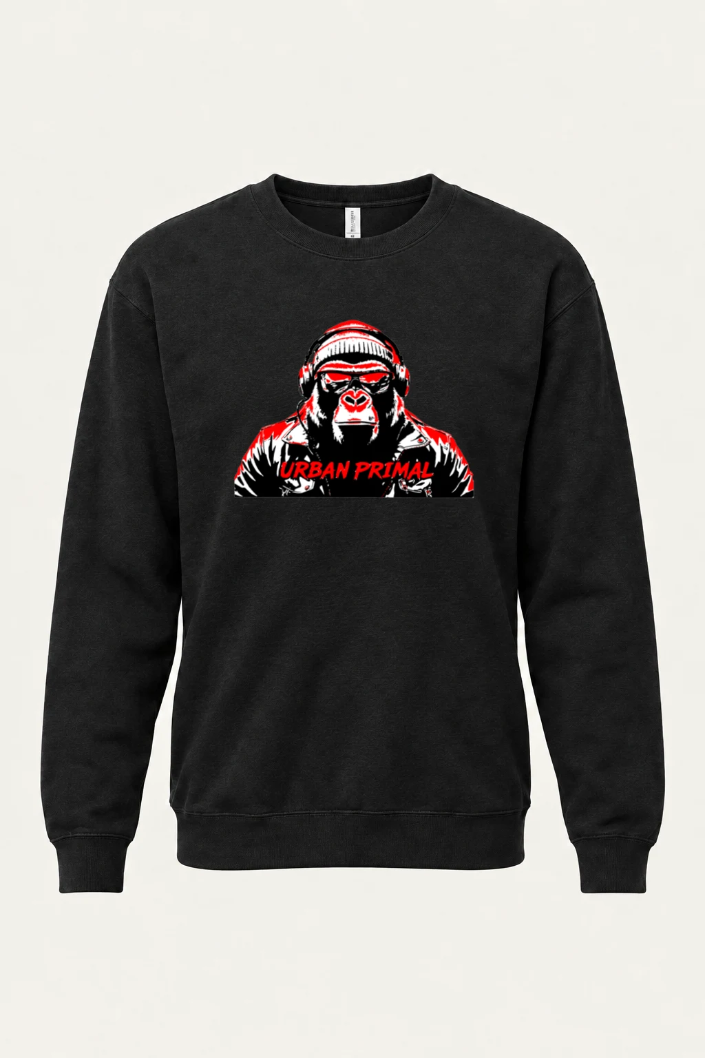 "Urban Primal" Unisex Sponge Fleece Crewneck Sweatshirt | Bella + Canvas 3901