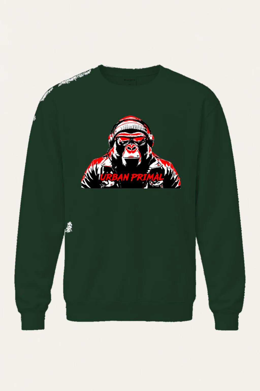"Urban Primal" Unisex Sponge Fleece Crewneck Sweatshirt | Bella + Canvas 3901