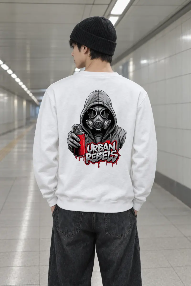 "Urban Rebels" Heavy Blend Unisex Crewneck Sweatshirt | Gildan 18000