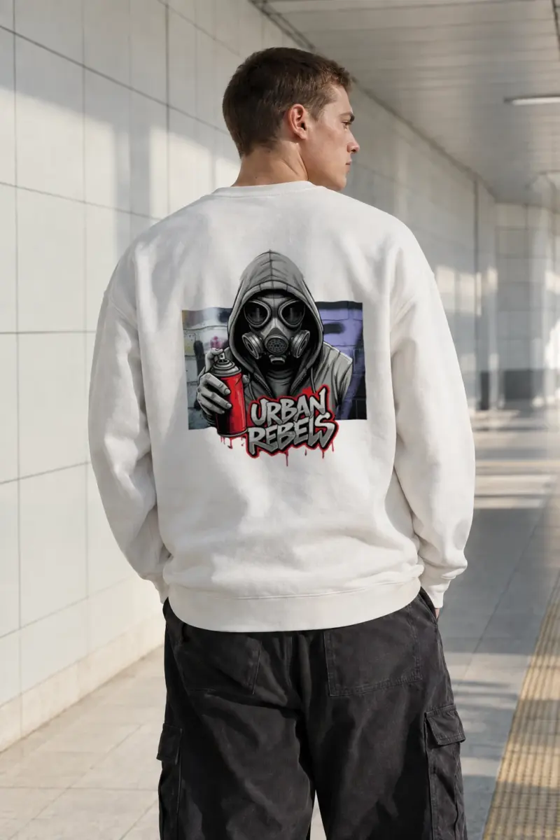 "Urban Rebels" Heavy Blend Unisex Crewneck Sweatshirt | Gildan 18000