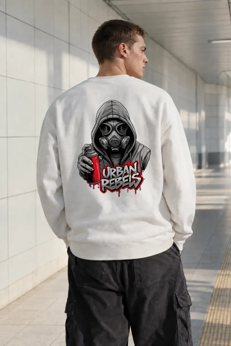 "Urban Rebels" Heavy Blend Unisex Crewneck Sweatshirt | Gildan 18000