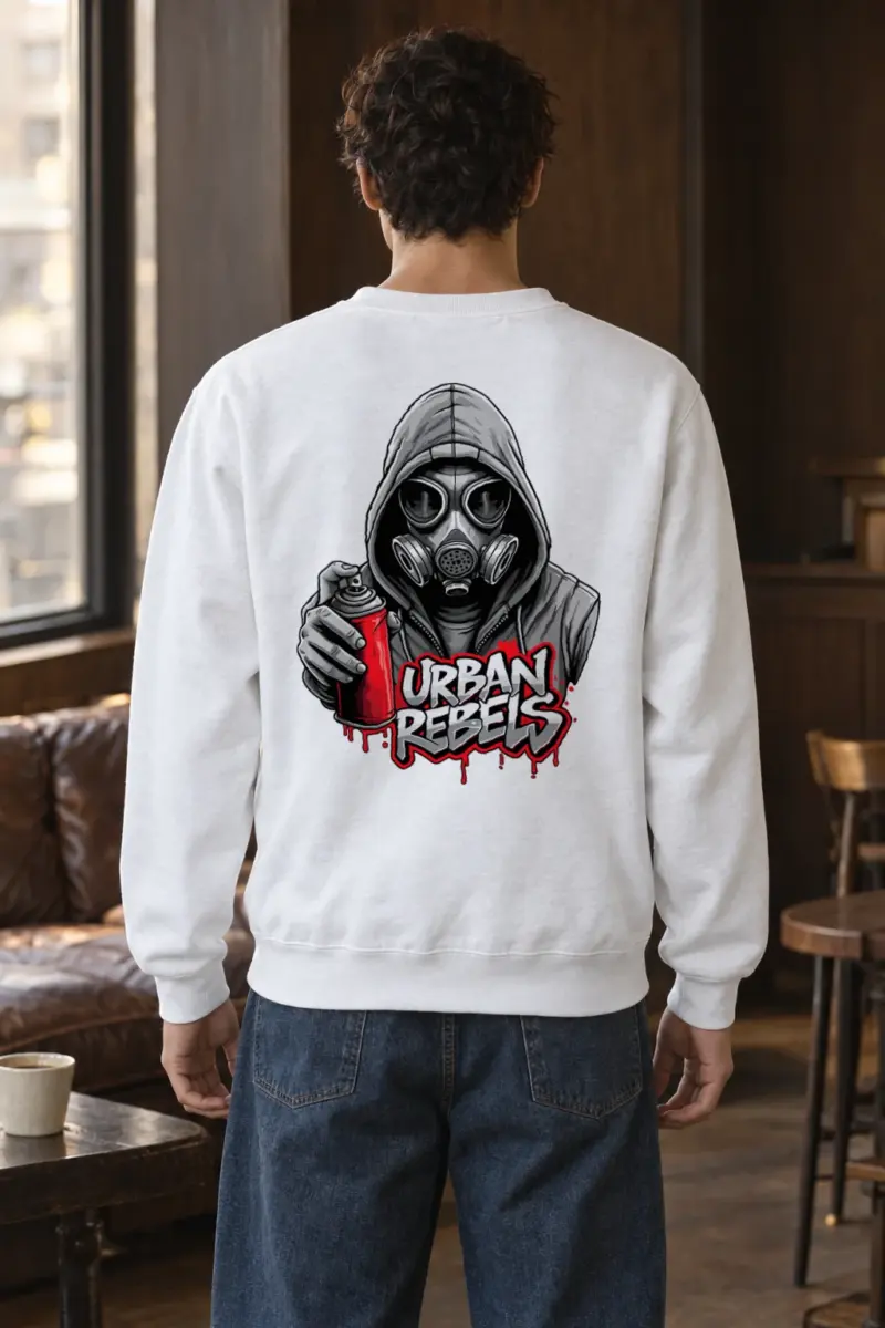 "Urban Rebels" Heavy Blend Unisex Crewneck Sweatshirt | Gildan 18000