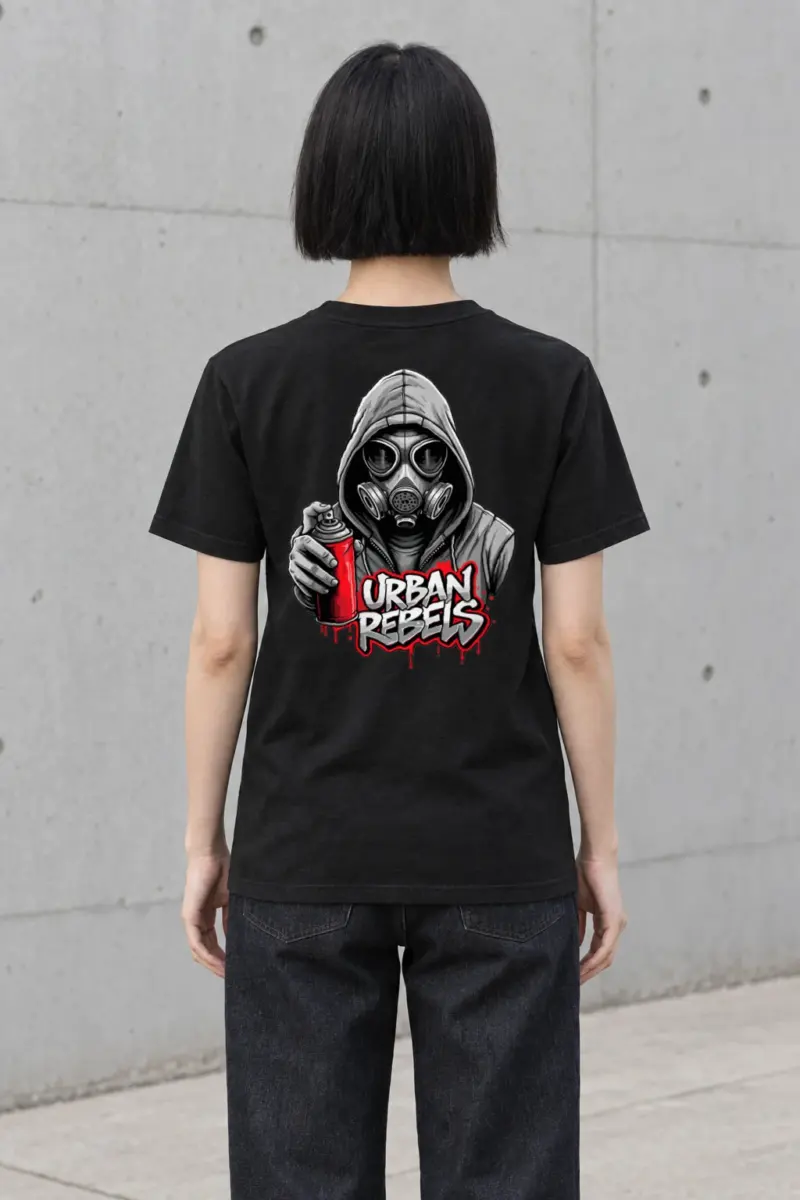 "Urban Rebels" Heavyweight Unisex Crewneck T-shirt | Gildan 5000