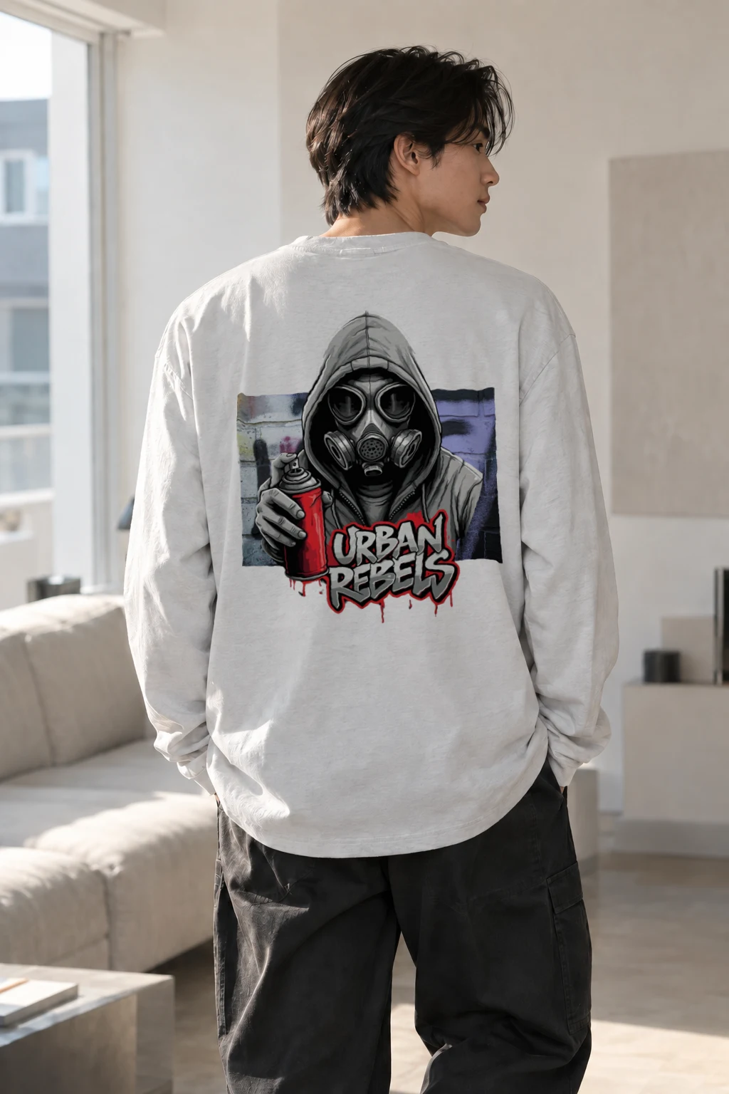 "Urban Rebels" Unisex Longsleeve T-shirt | Gildan 2400