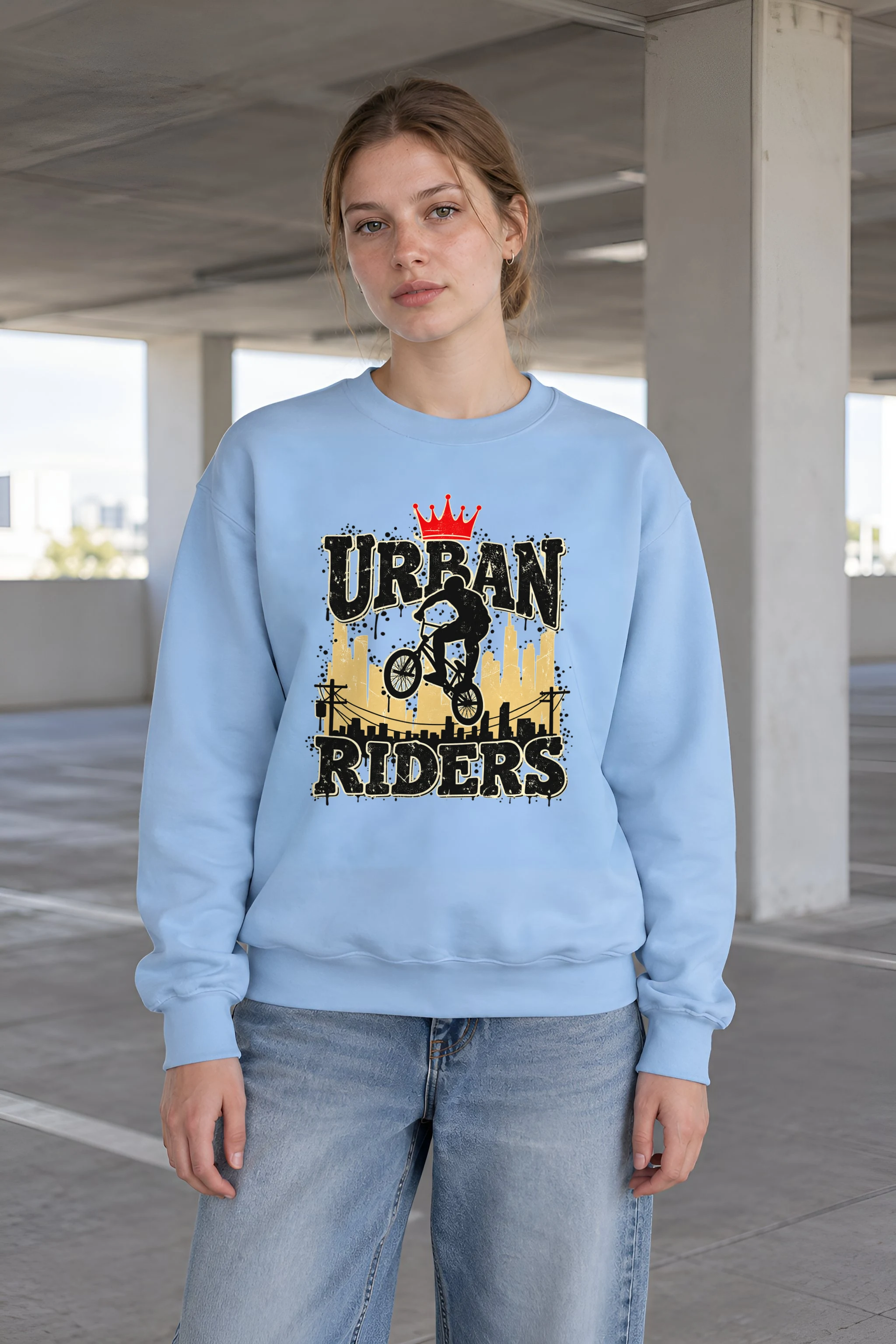 "Urban Riders" 1 Crewneck Sweatshirt