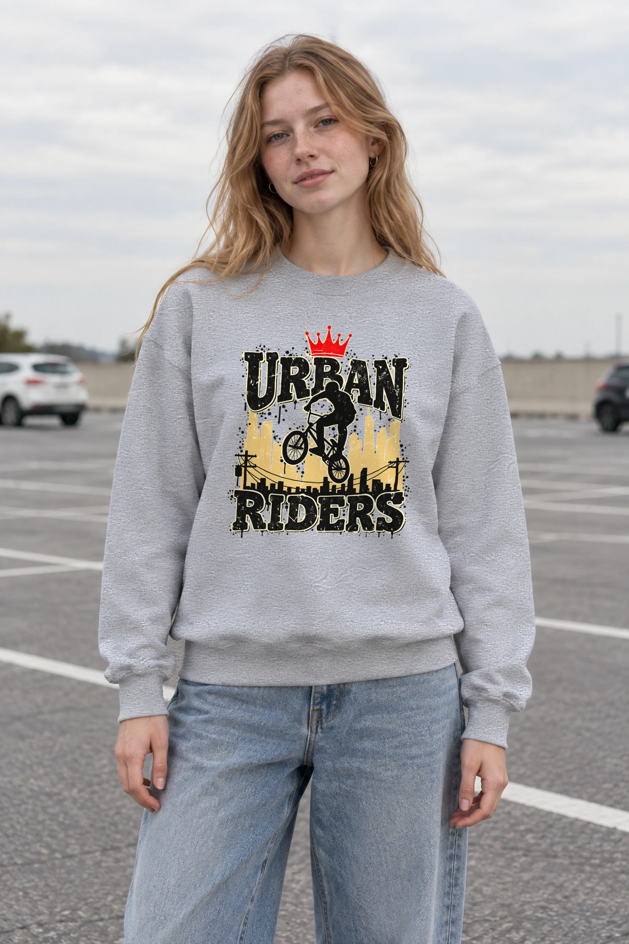 "Urban Riders" 1 Crewneck Sweatshirt