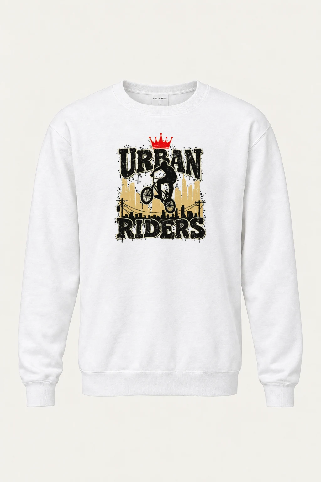 "Urban Riders" Heavy Blend Unisex Crewneck Sweatshirt | Gildan 18000