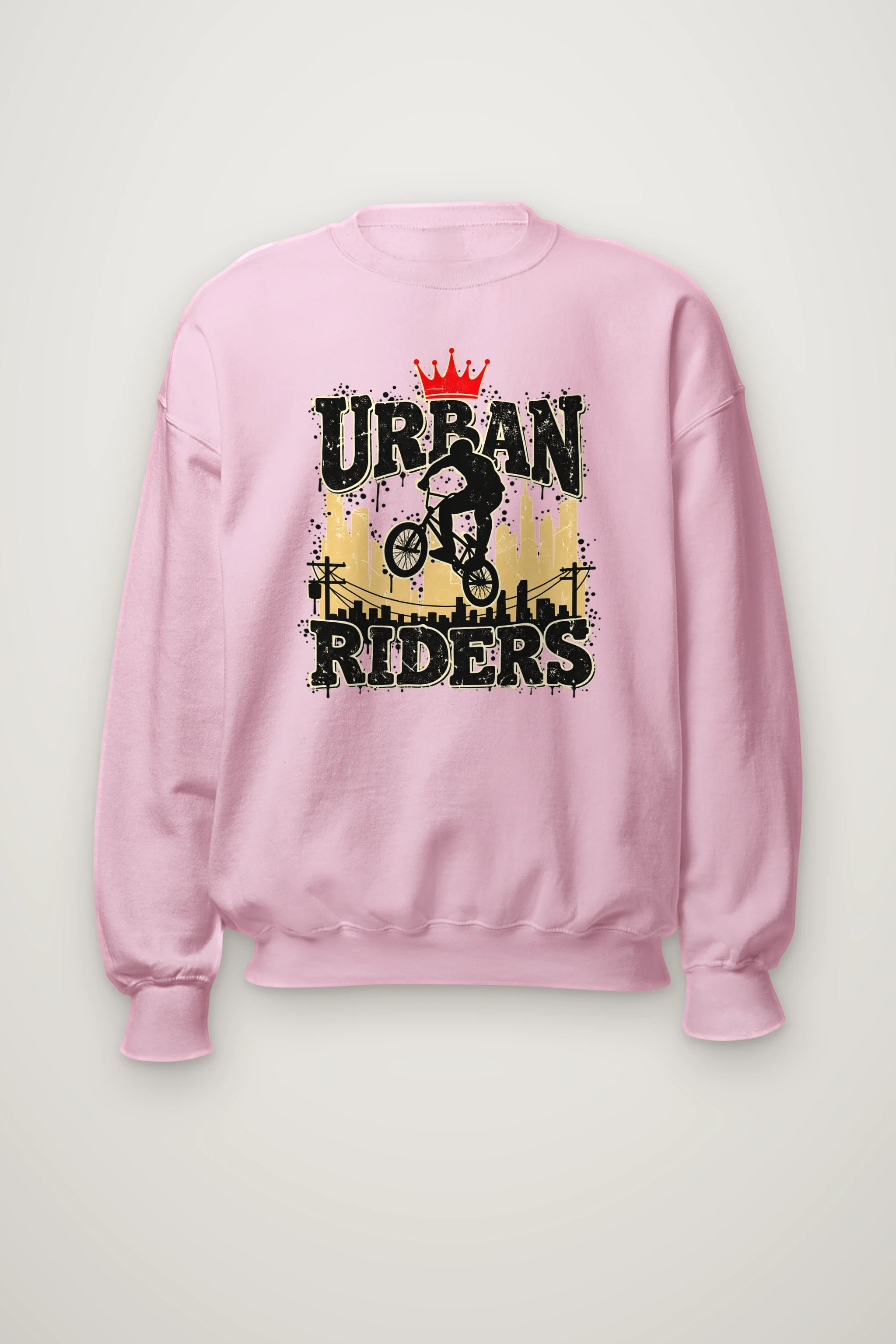 "Urban Riders" Heavy Blend Unisex Crewneck Sweatshirt