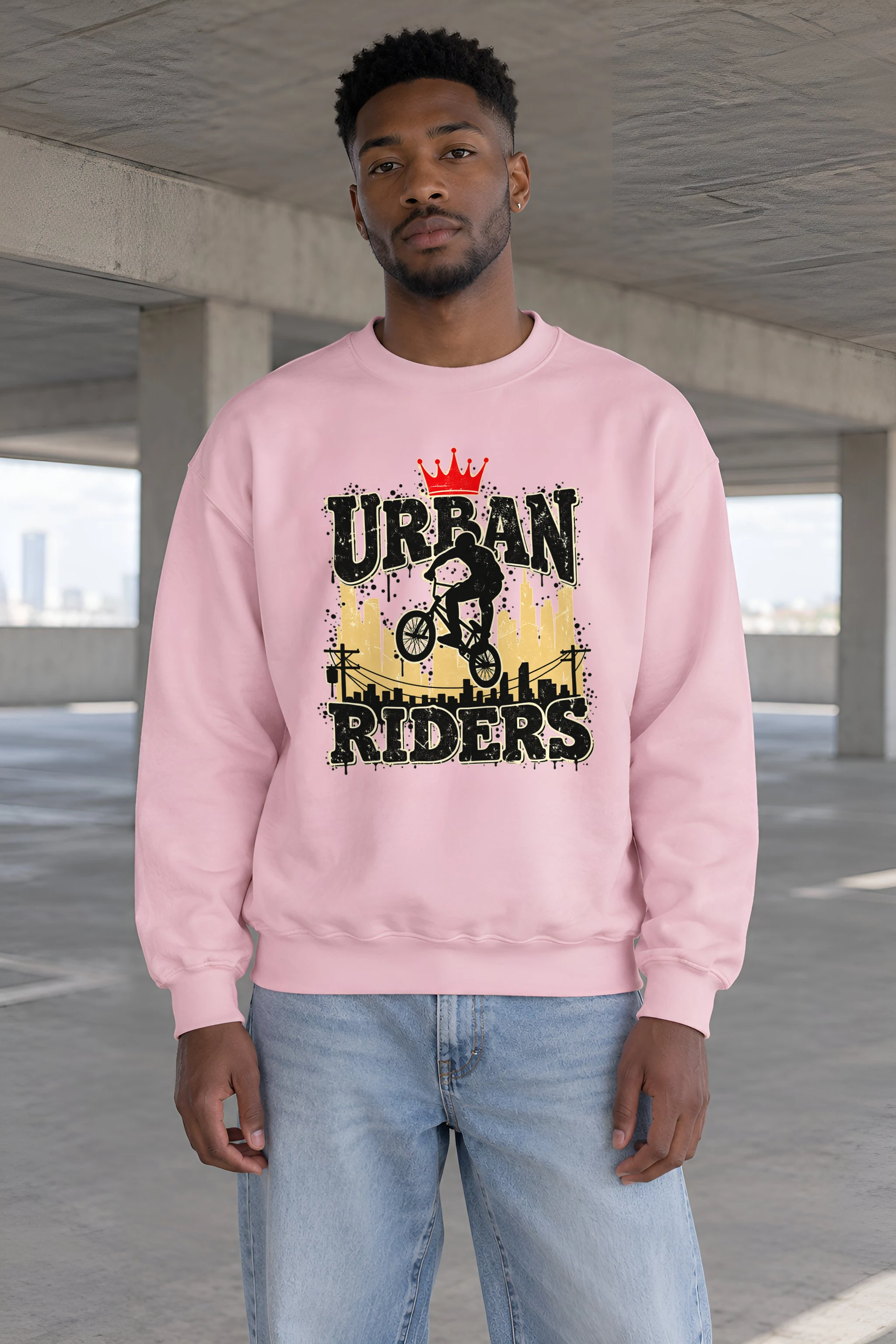 "Urban Riders" 1 Crewneck Sweatshirt