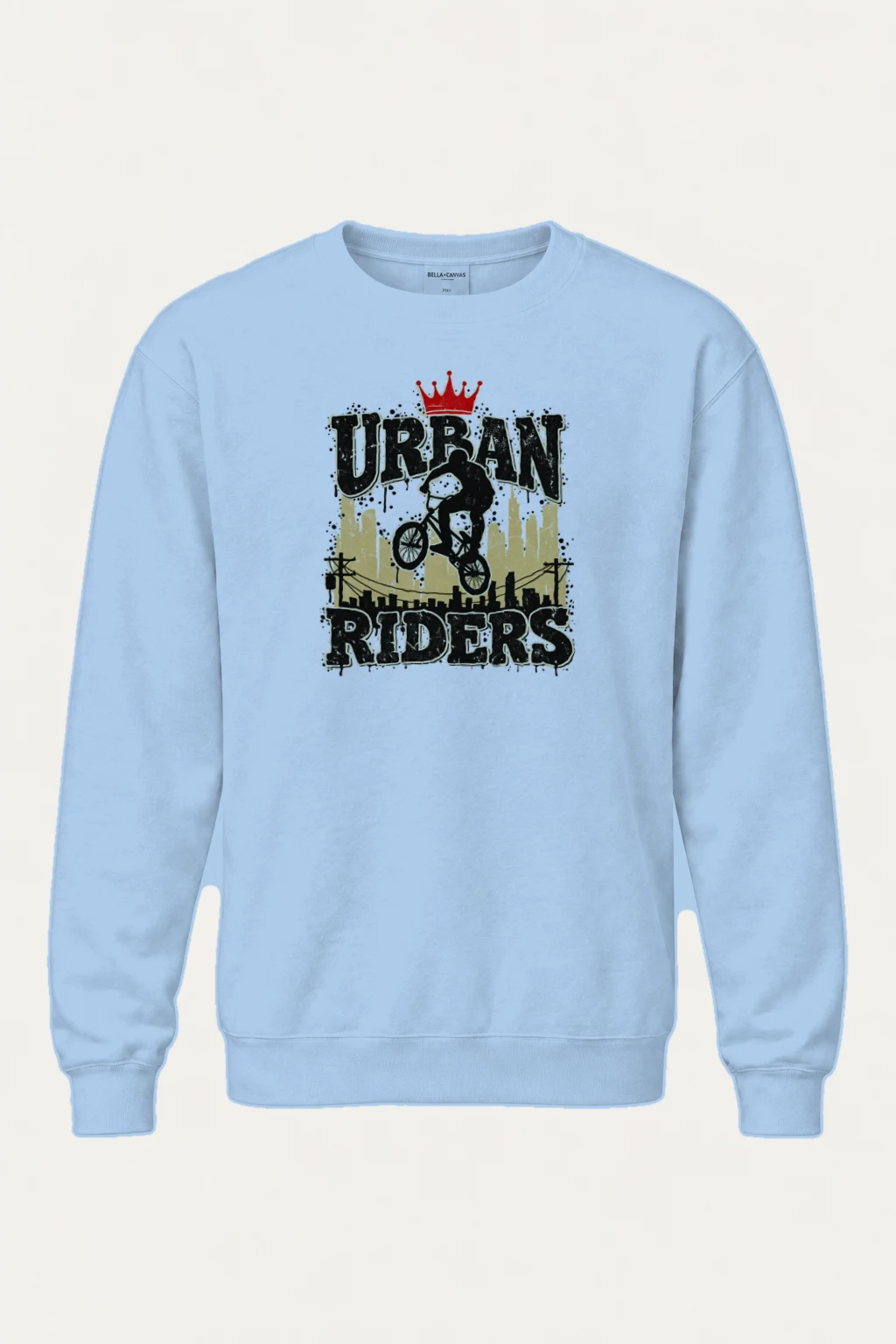 "Urban Riders" Heavy Blend Unisex Crewneck Sweatshirt | Gildan 18000