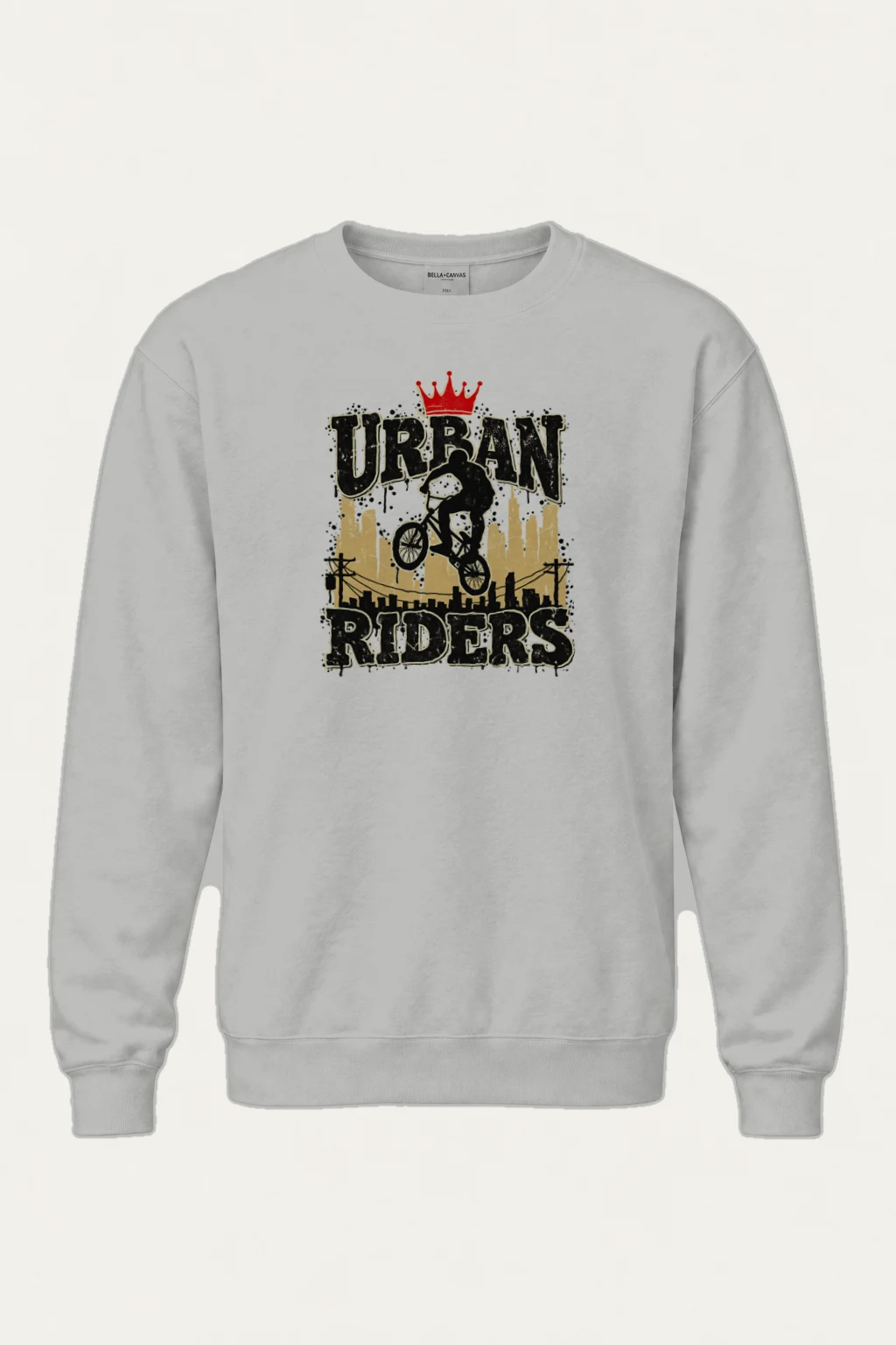 "Urban Riders" Heavy Blend Unisex Crewneck Sweatshirt | Gildan 18000