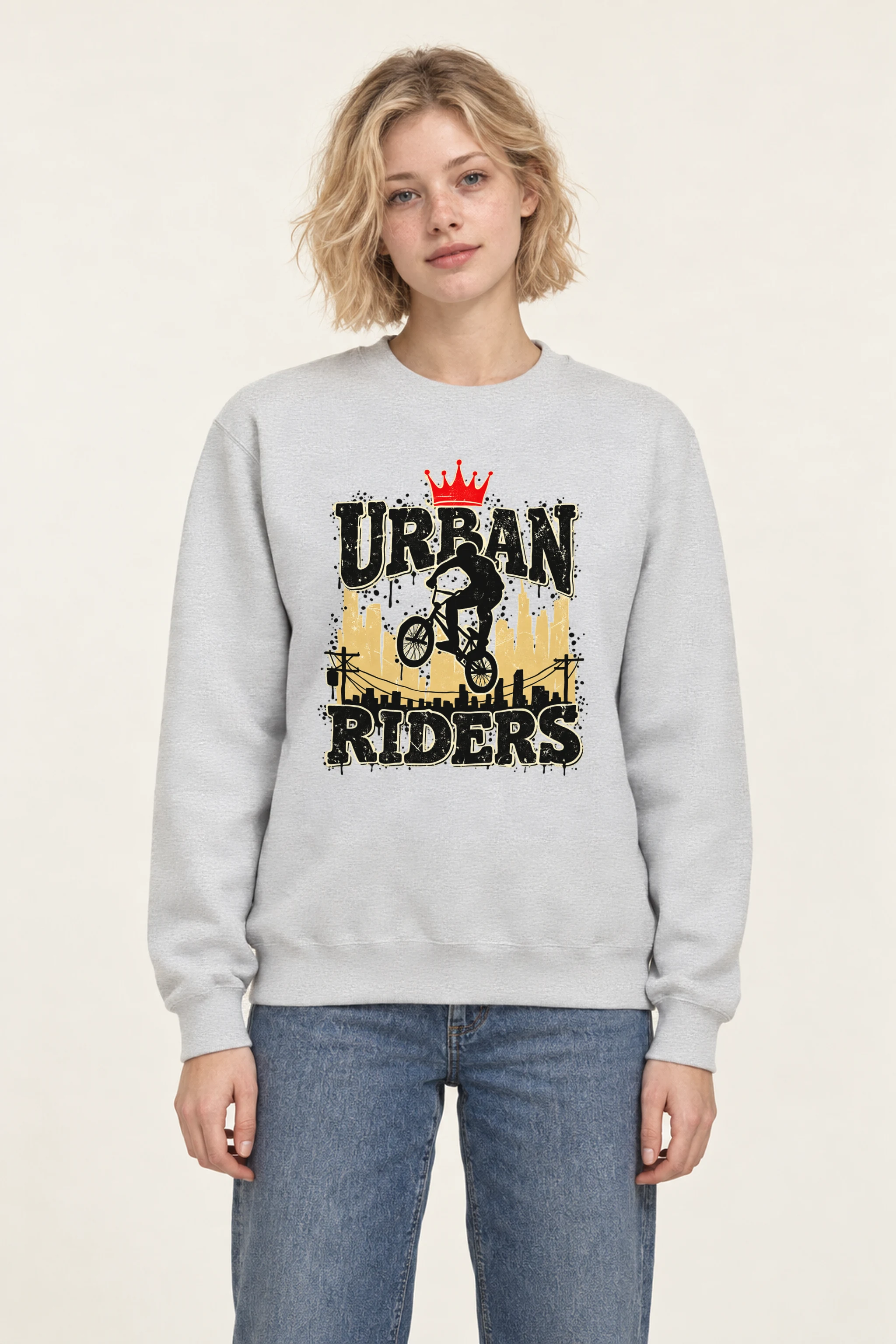 "Urban Riders" 1 Crewneck Sweatshirt