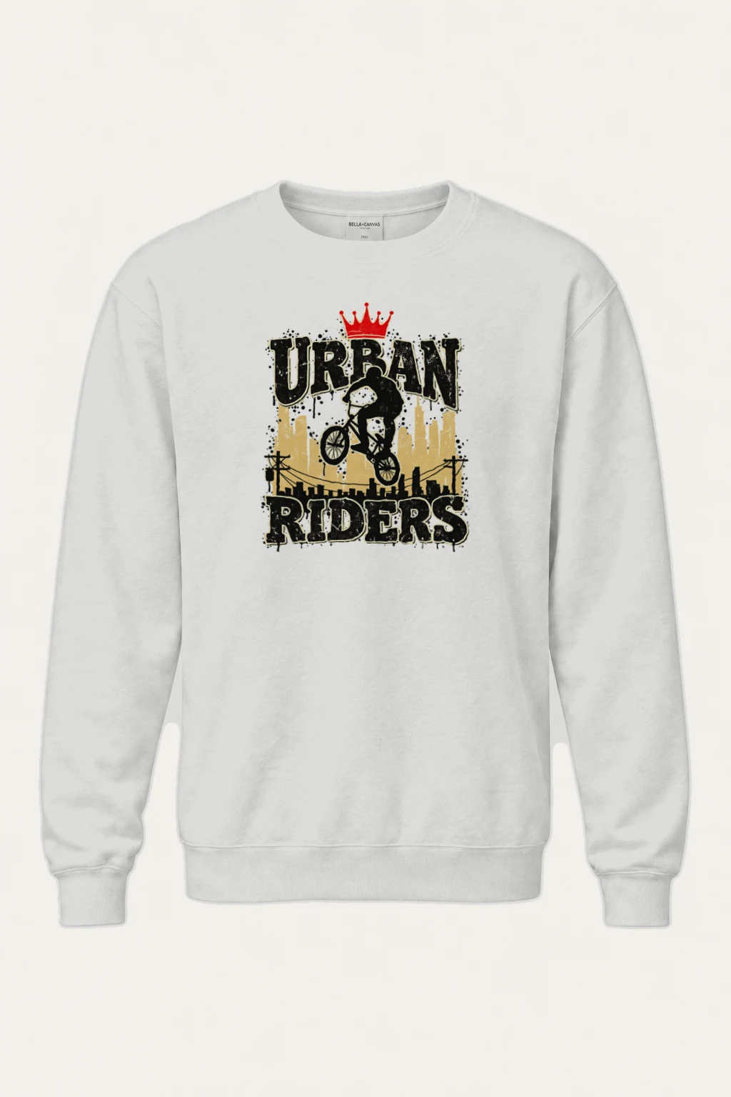 "Urban Riders" Heavy Blend Unisex Crewneck Sweatshirt | Gildan 18000
