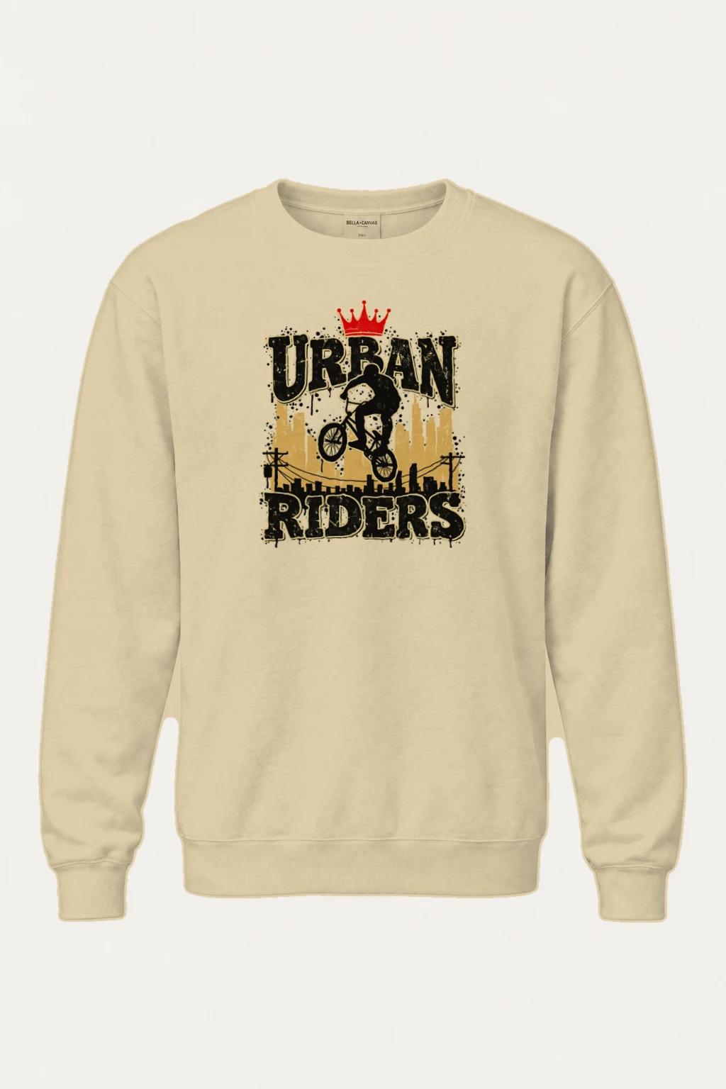 "Urban Riders" Heavy Blend Unisex Crewneck Sweatshirt | Gildan 18000