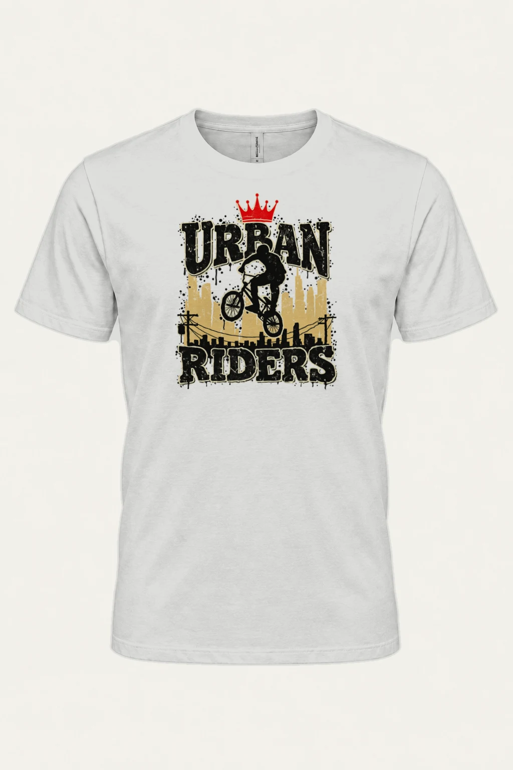 "Urban Riders" Heavyweight Unisex Crewneck T-shirt | Gildan 5000