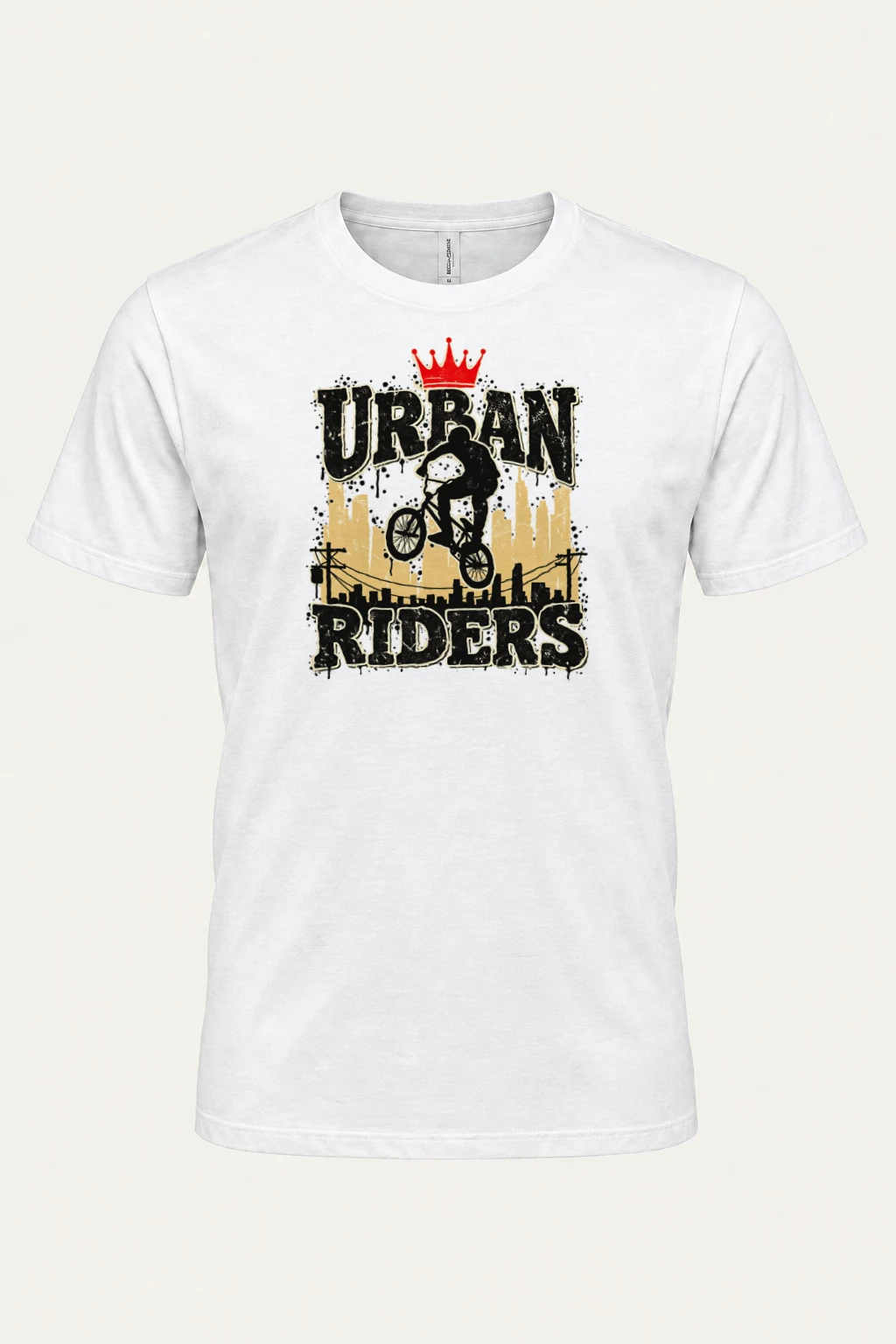 "Urban Riders" Heavyweight Unisex Crewneck T-shirt | Gildan 5000